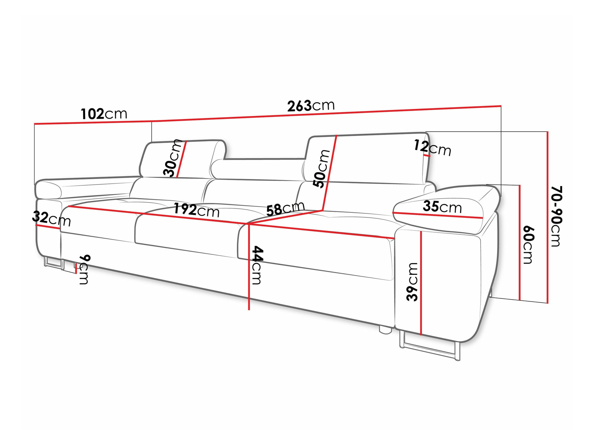Sofa Comfivo Eliferu 104 (Flow 06)