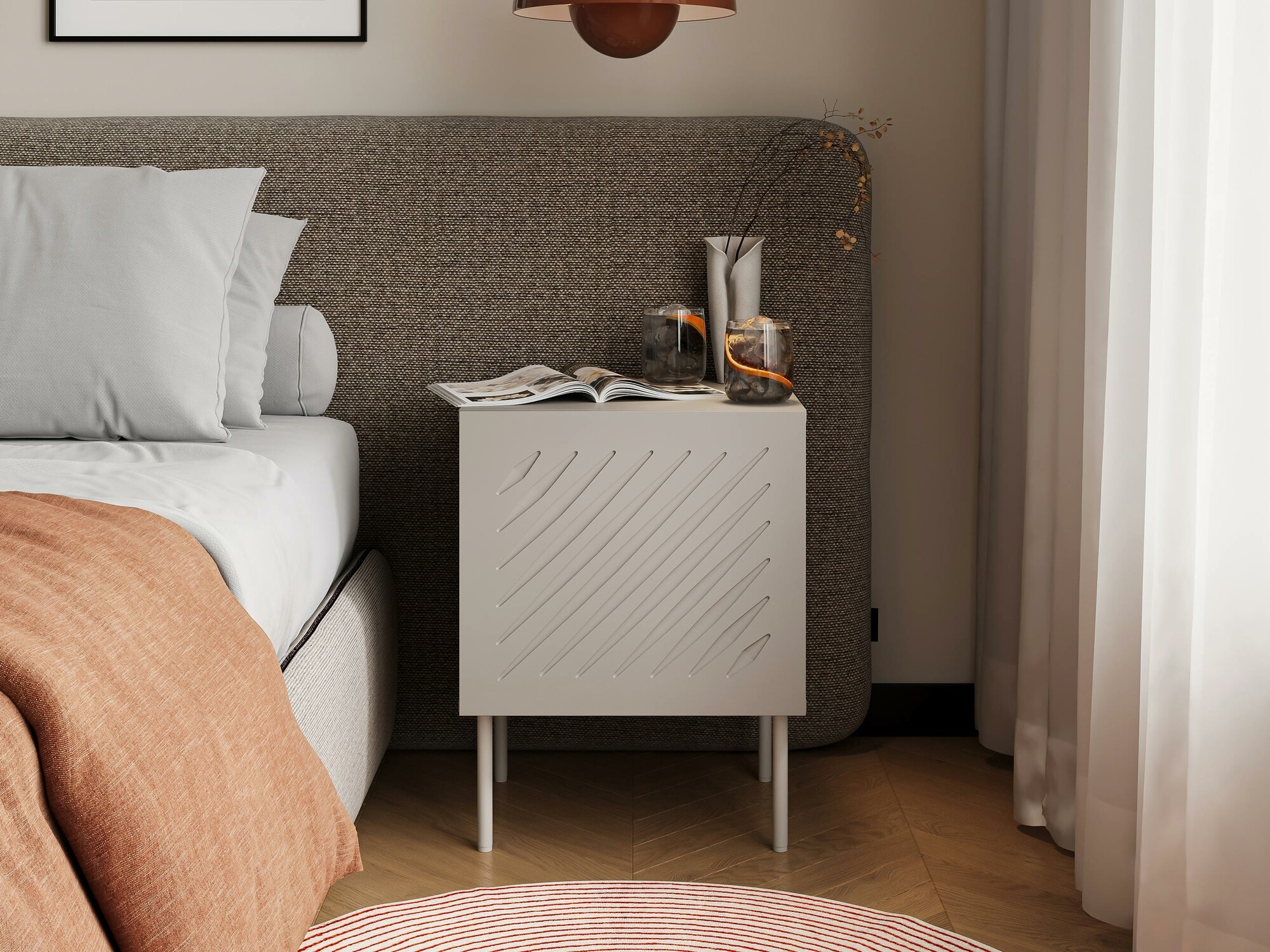 Natbordssæt Tolfelo 104 (Beige)