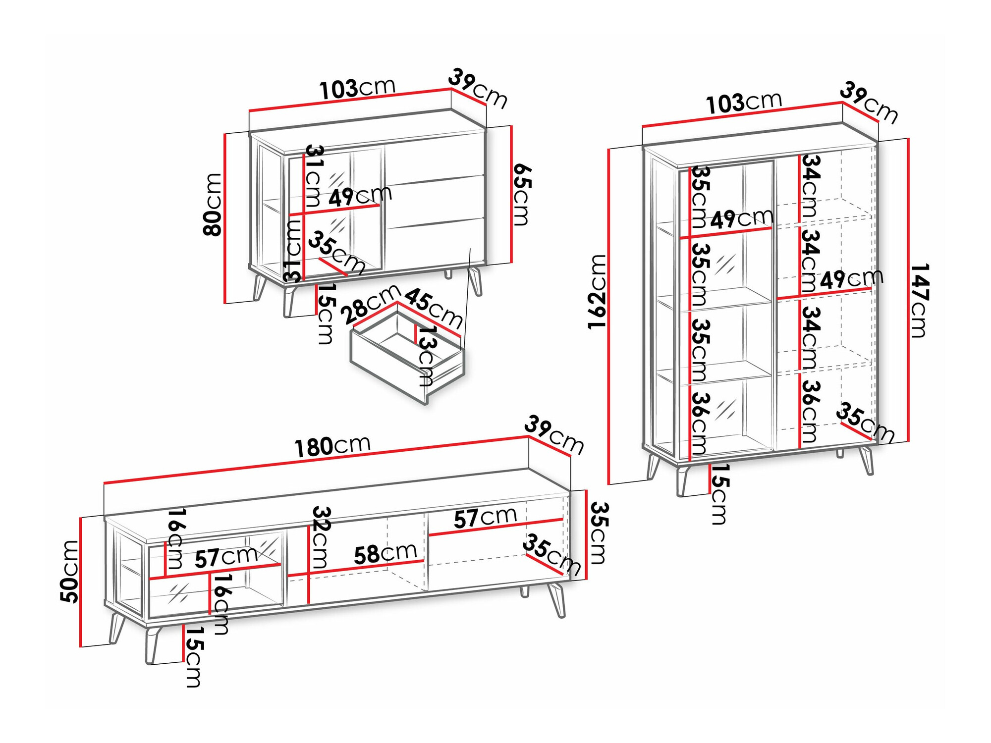 Stuemøbelsæt Argentas