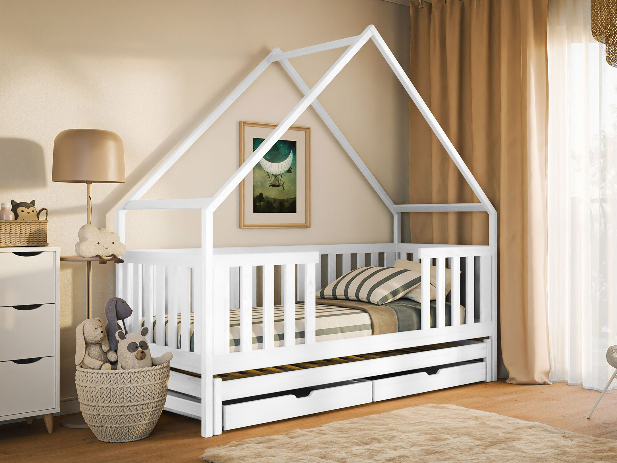 Seng Vista 115 (Hvid)