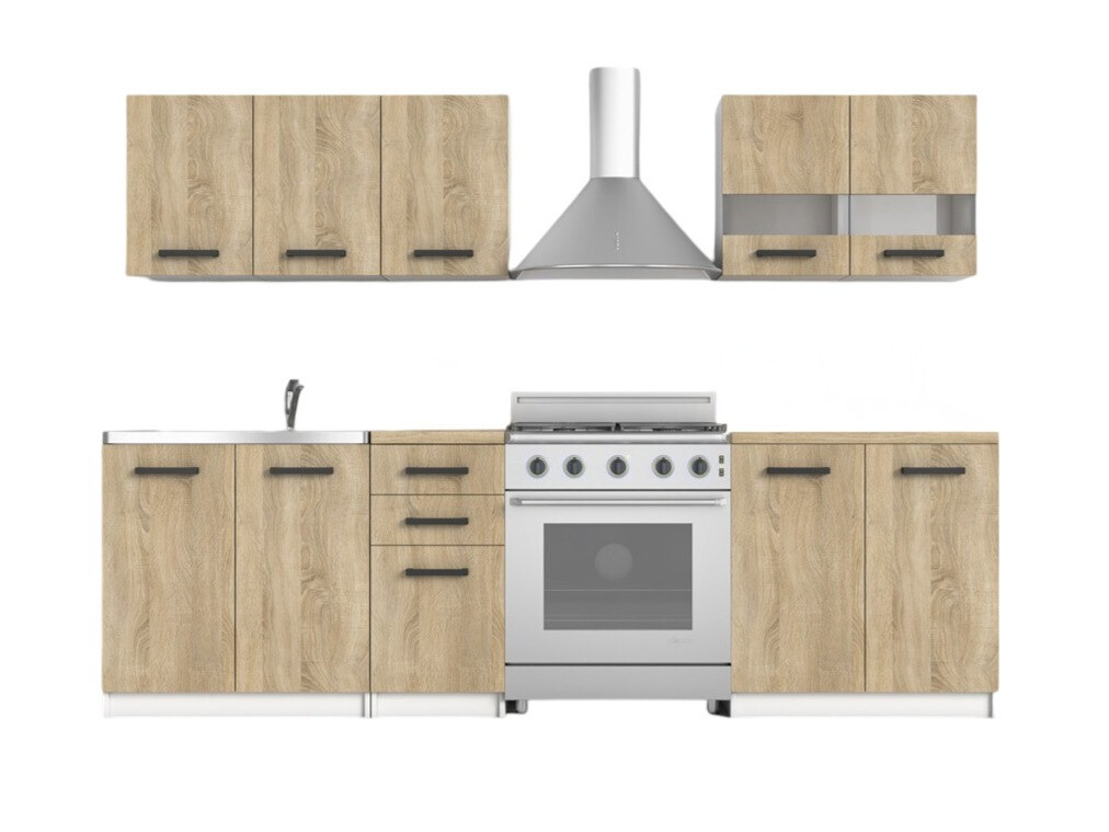 Køkkensæt Mandeville 240 (Sonoma eg)