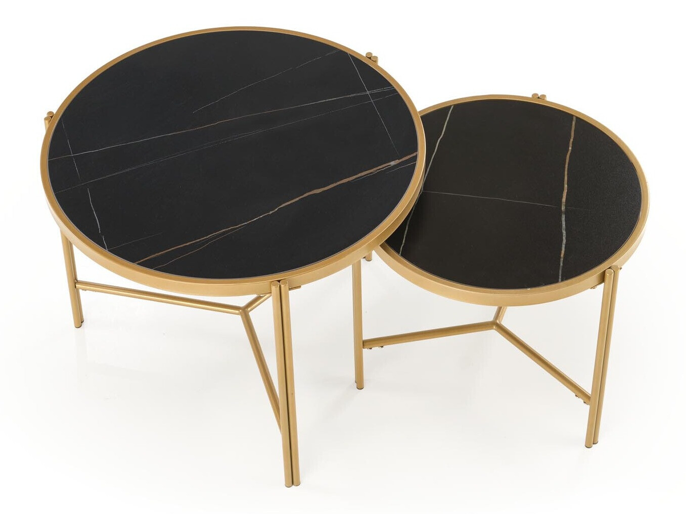 Sofabordssæt Houston 1867 (Sort marmor)