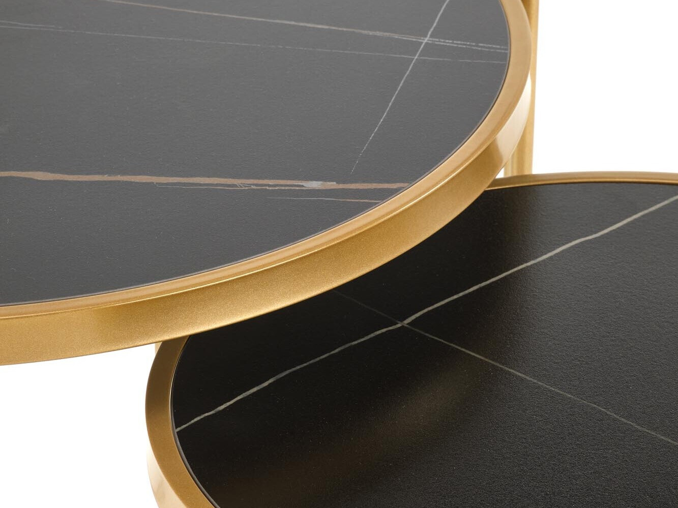 Sofabordssæt Houston 1867 (Sort marmor)