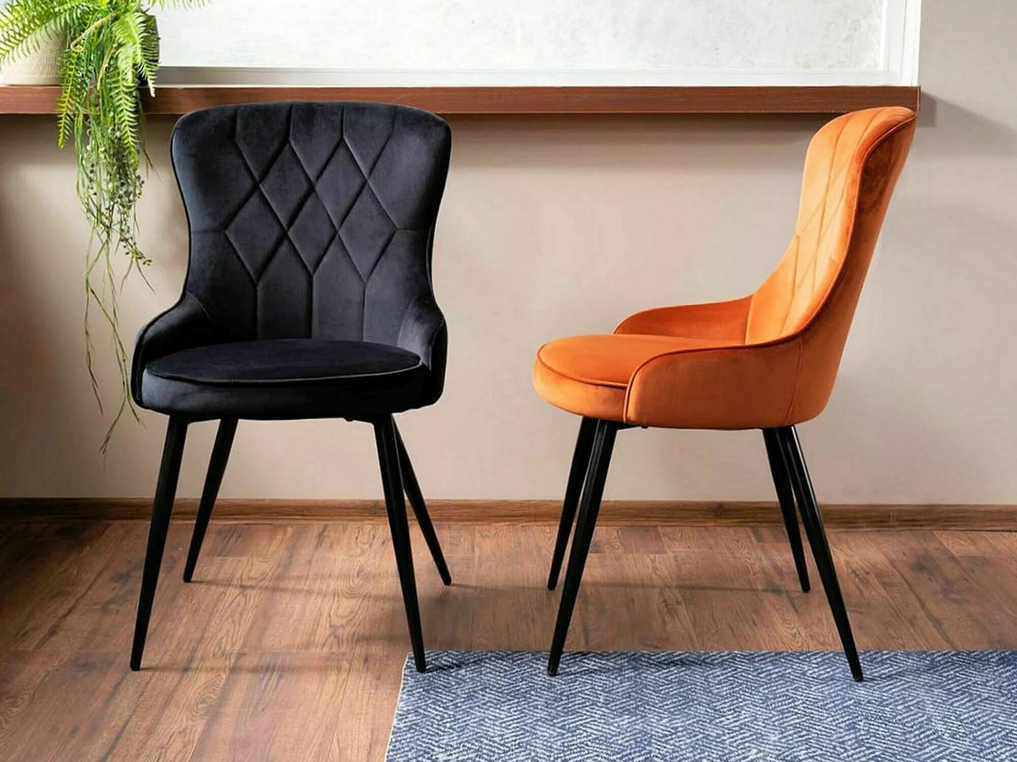 Stol Detroit 524 (Sort)