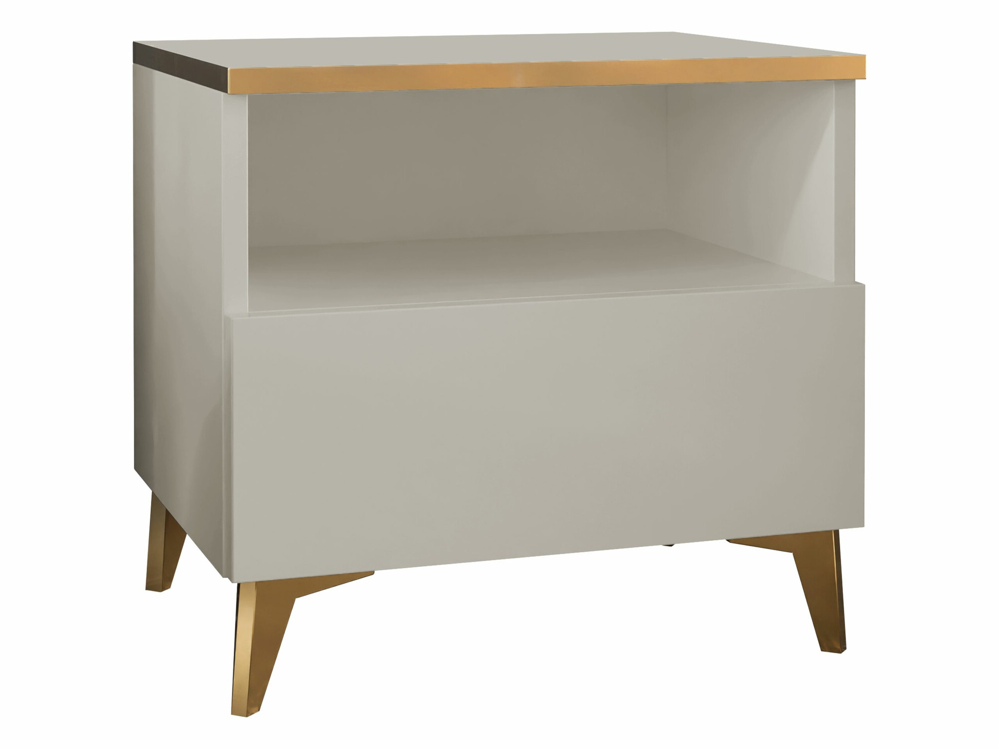 Sengebord Comfivo 493 (Beige + Blankt beige)