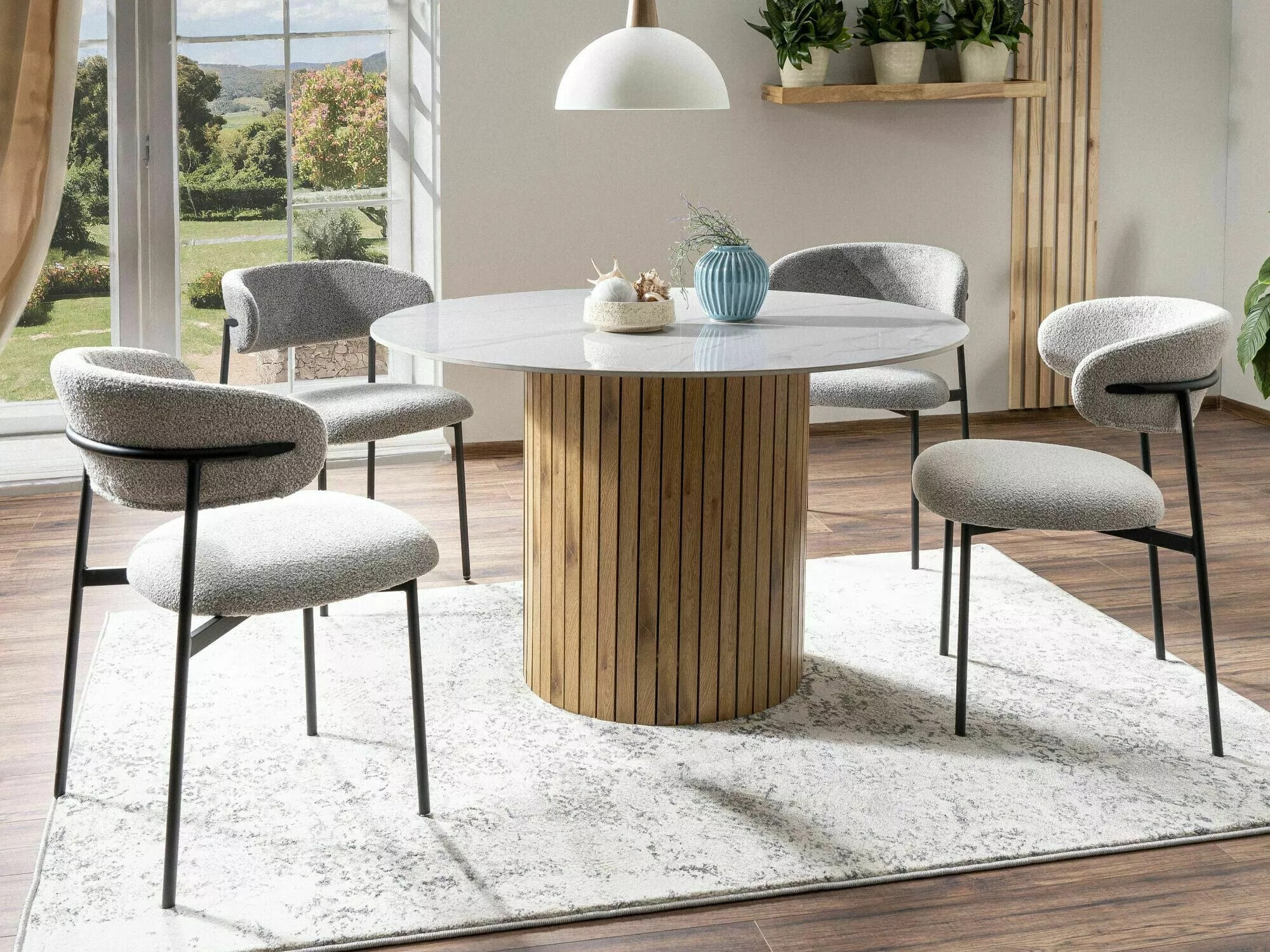 Stol Detroit 802 (Grå + Sort)