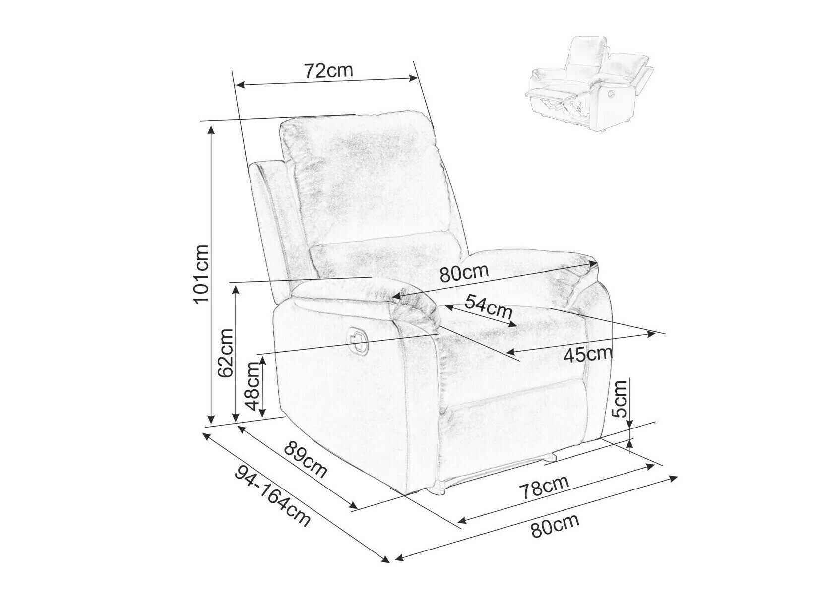 Hvilestol Detroit 553