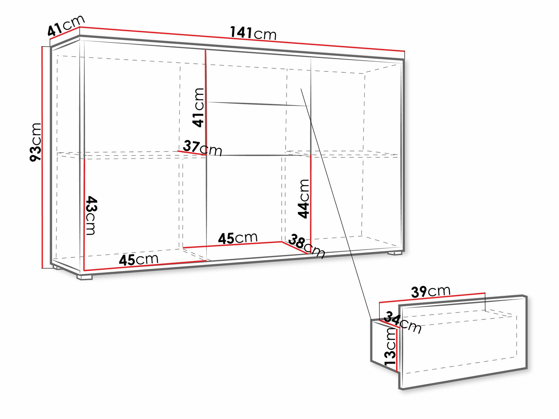 Kommode Comfivo Tutela (Kashmir)