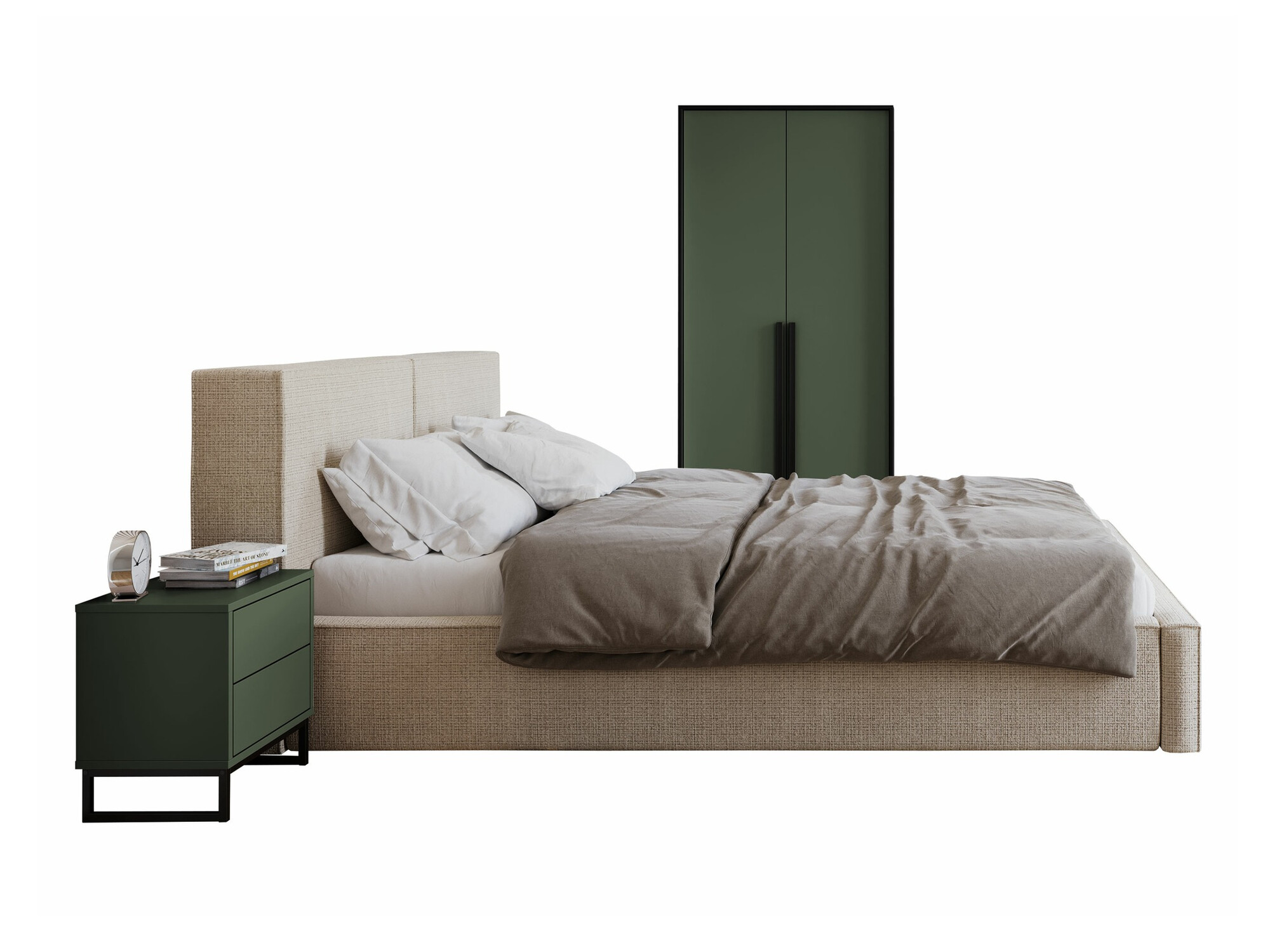 Soveværelsessæt Calcalo 111 (Grøn)