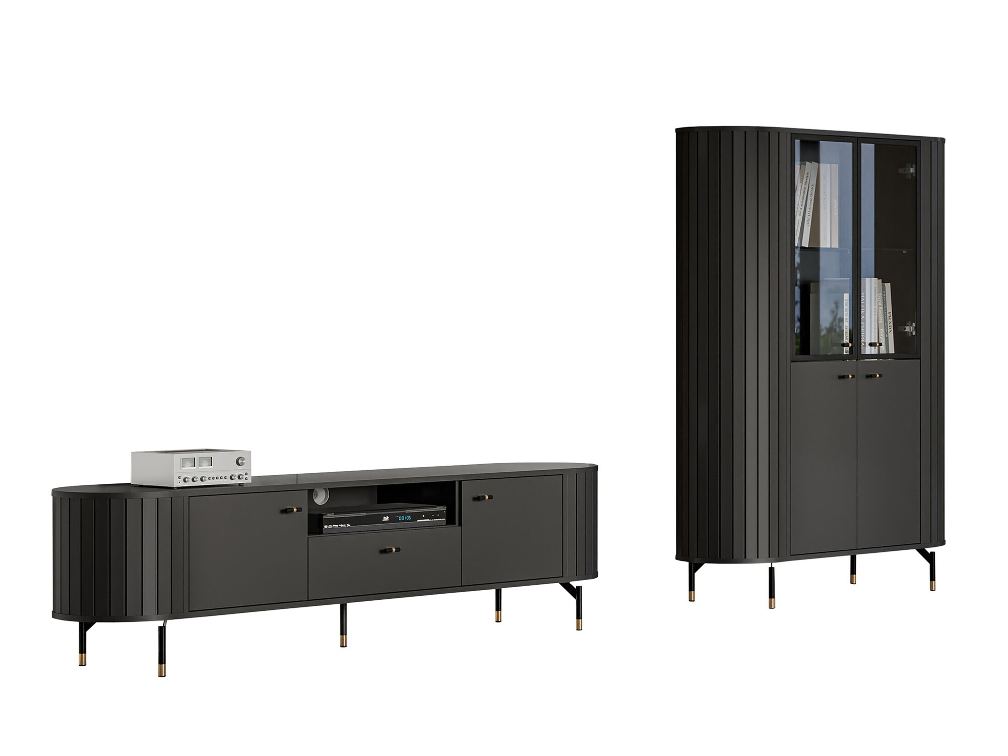 Stuemøbelsæt Novmono 108 (Sort)