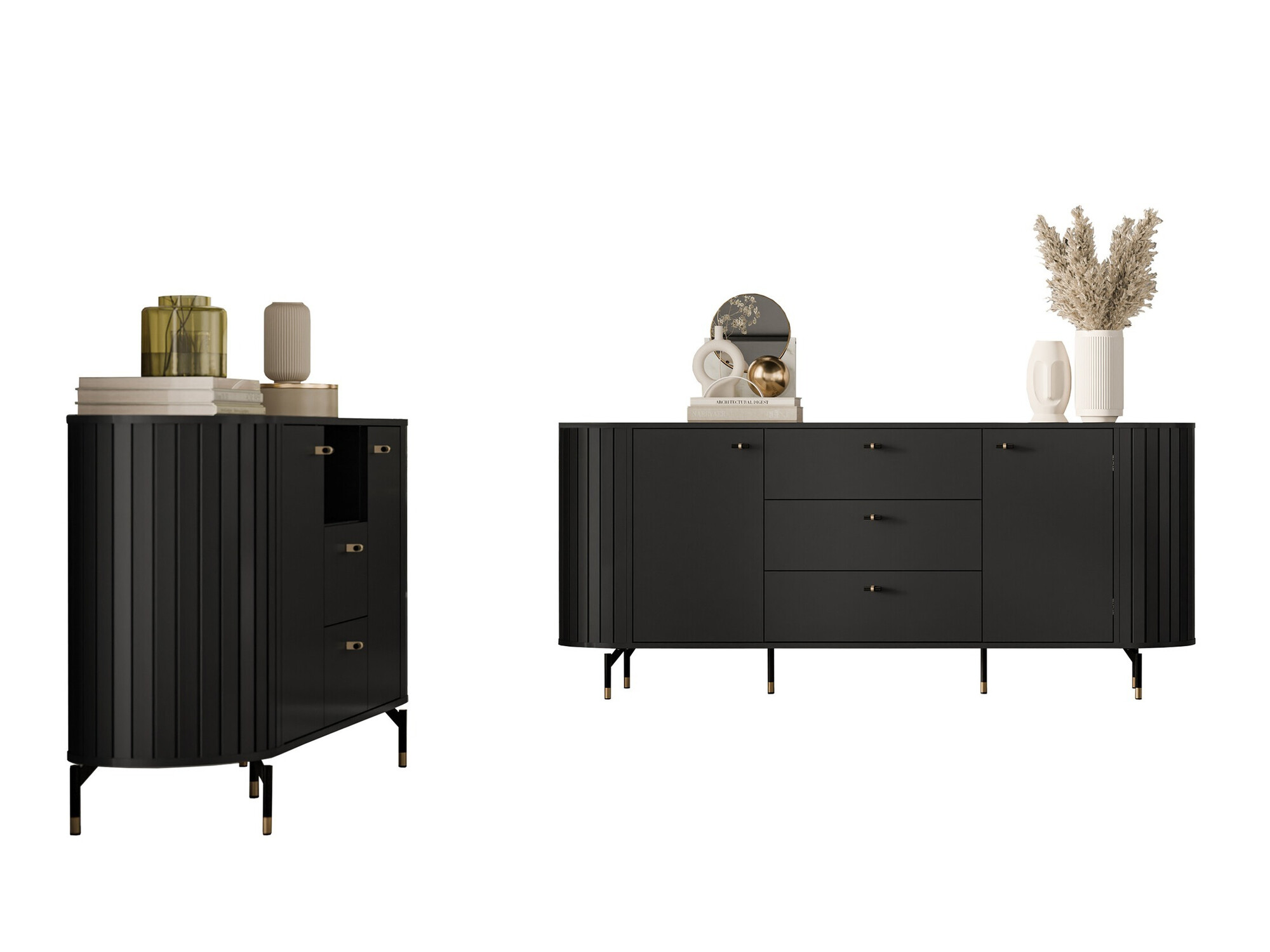 Stuemøbelsæt Novmono 110 (Sort)