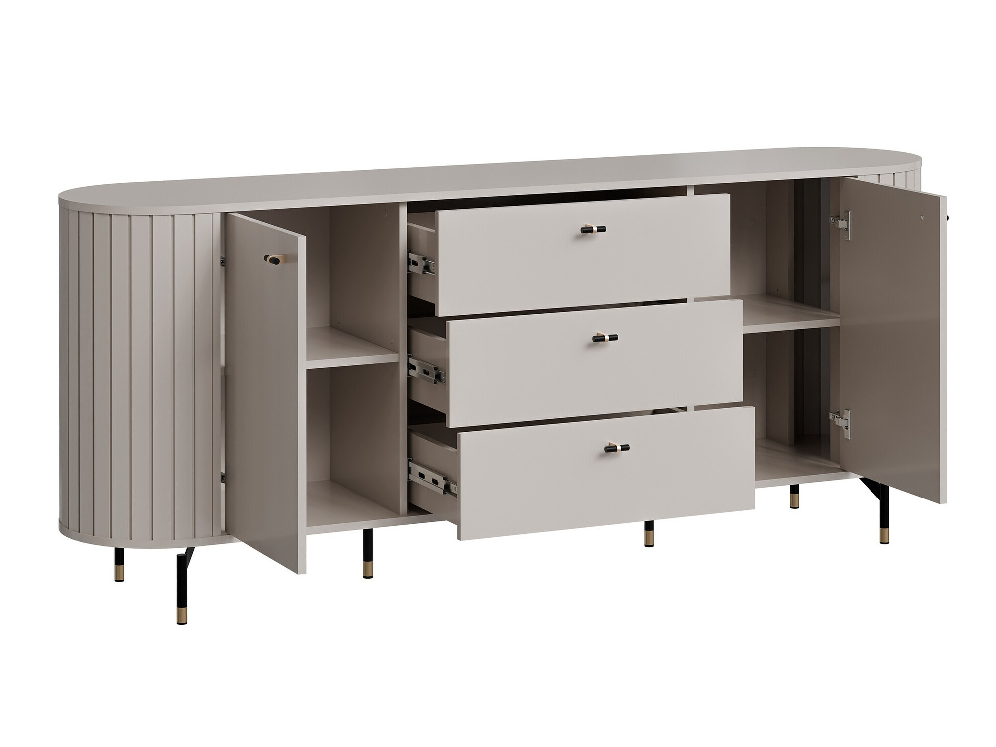 Stuemøbelsæt Novmono 110 (Sort)