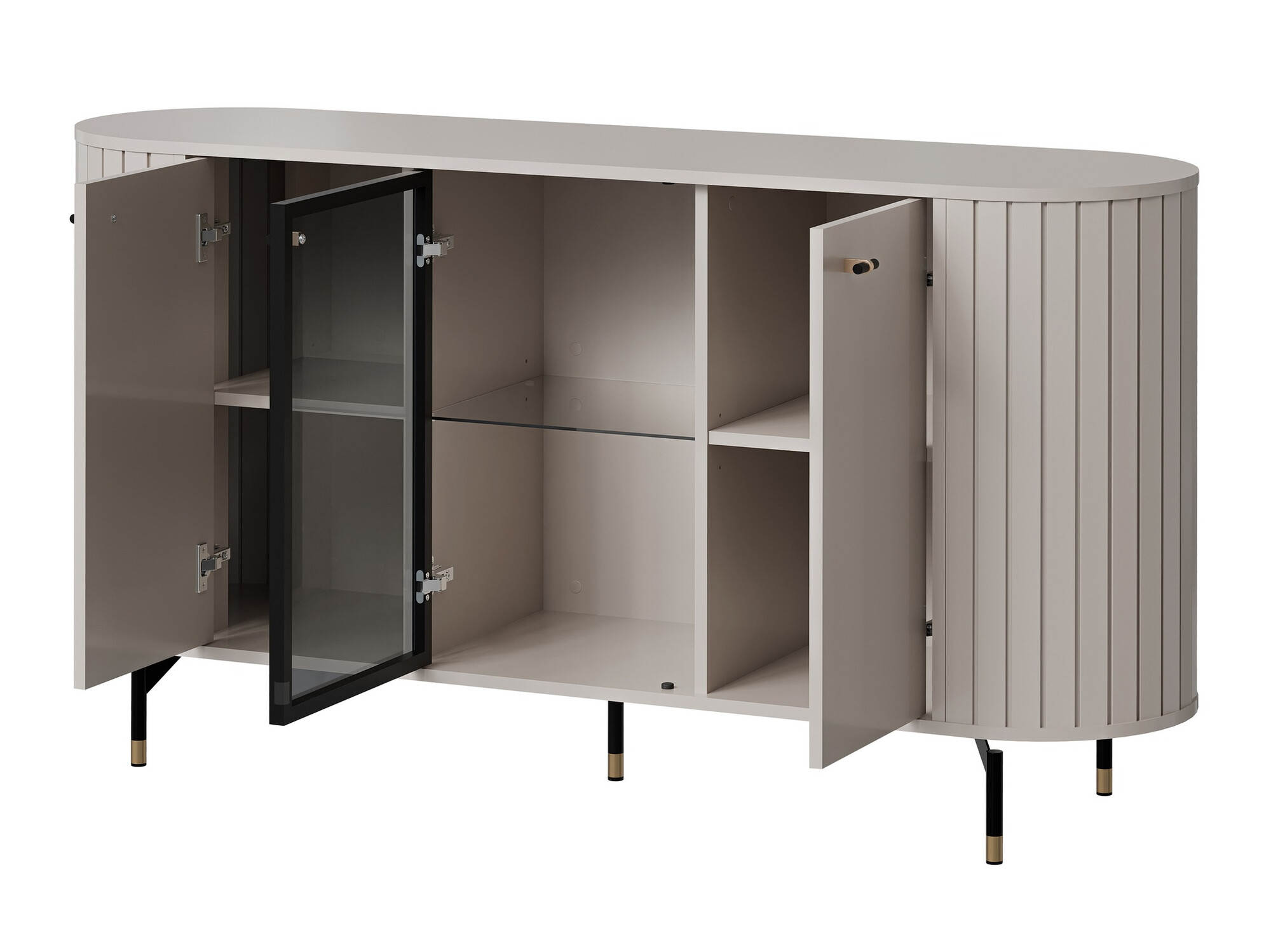 Stuemøbelsæt Novmono 111 (Sort)