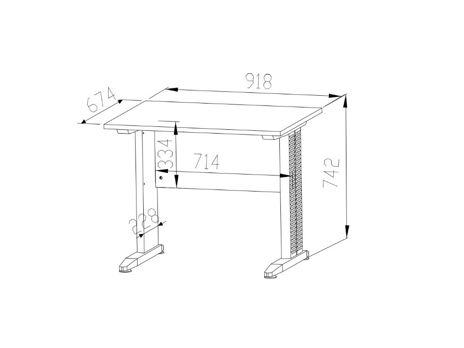 Skrivebord Tolbelo 110