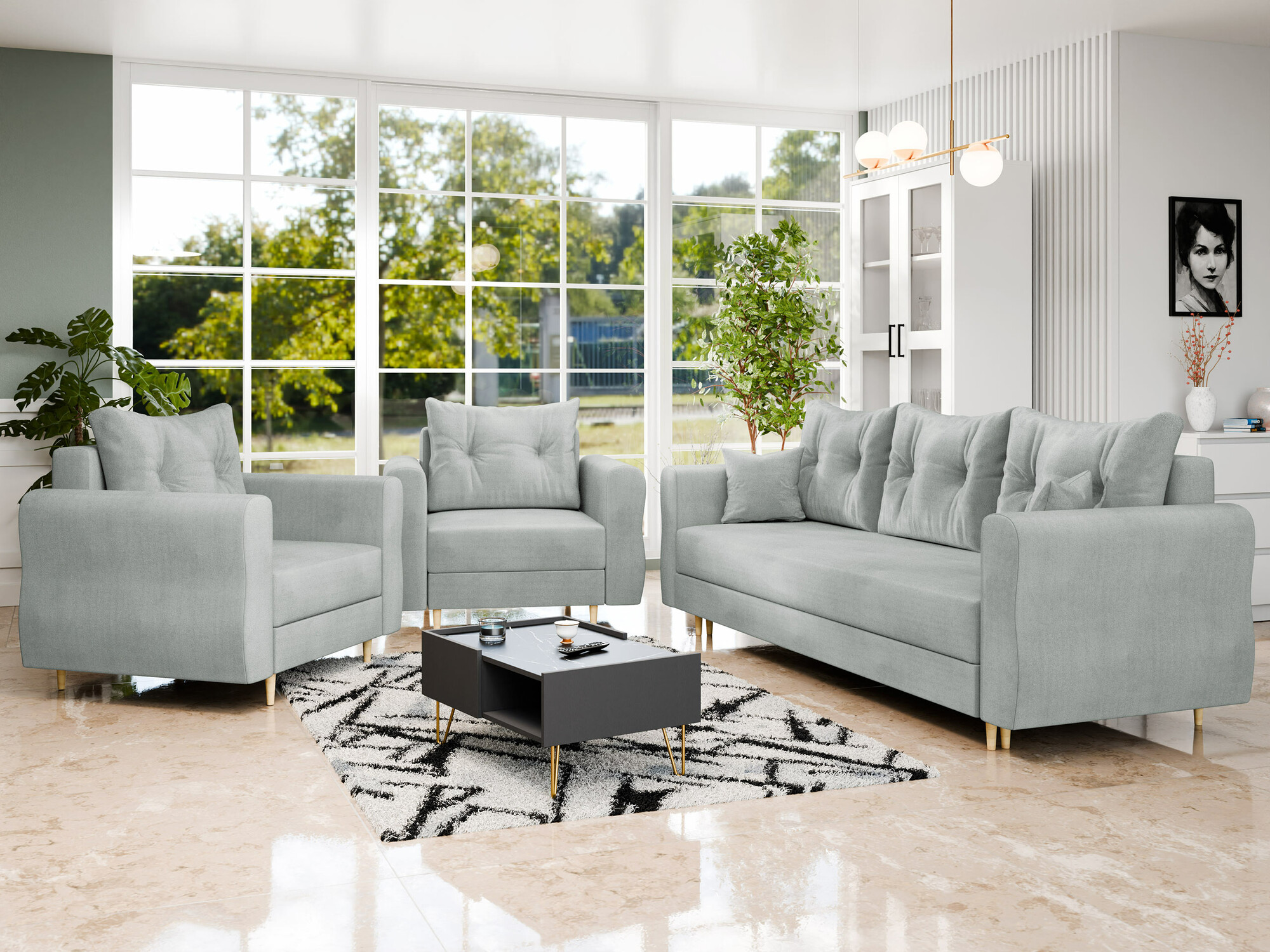 Polstret møbelsæt Veldala 106 (Manila 14)