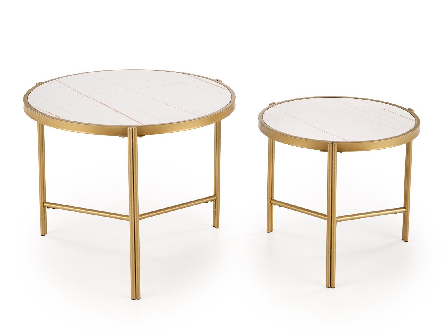 Sofabordssæt Houston 1867 (Hvid marmor)