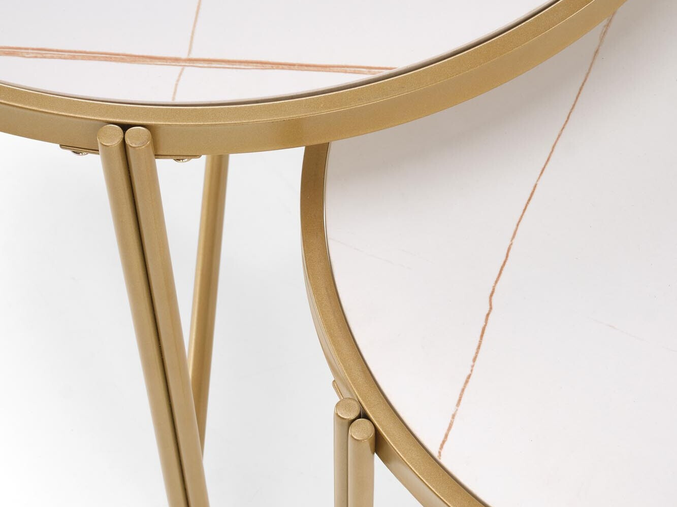 Sofabordssæt Houston 1867 (Hvid marmor)