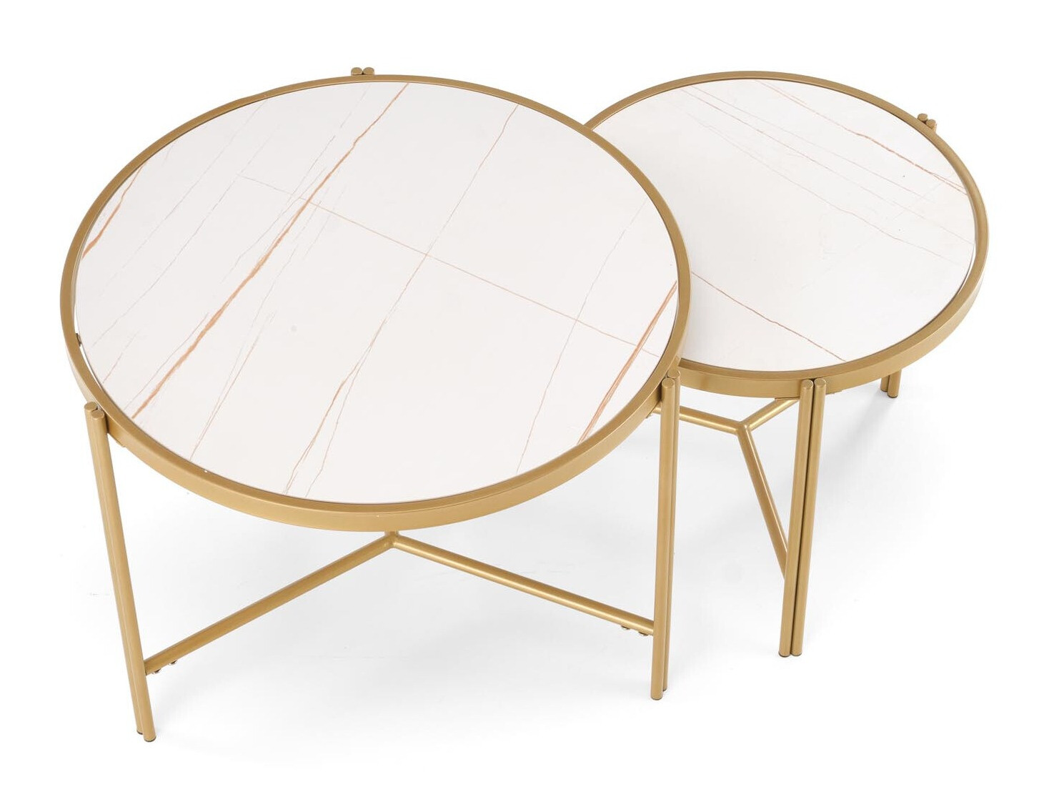 Sofabordssæt Houston 1867 (Hvid marmor)