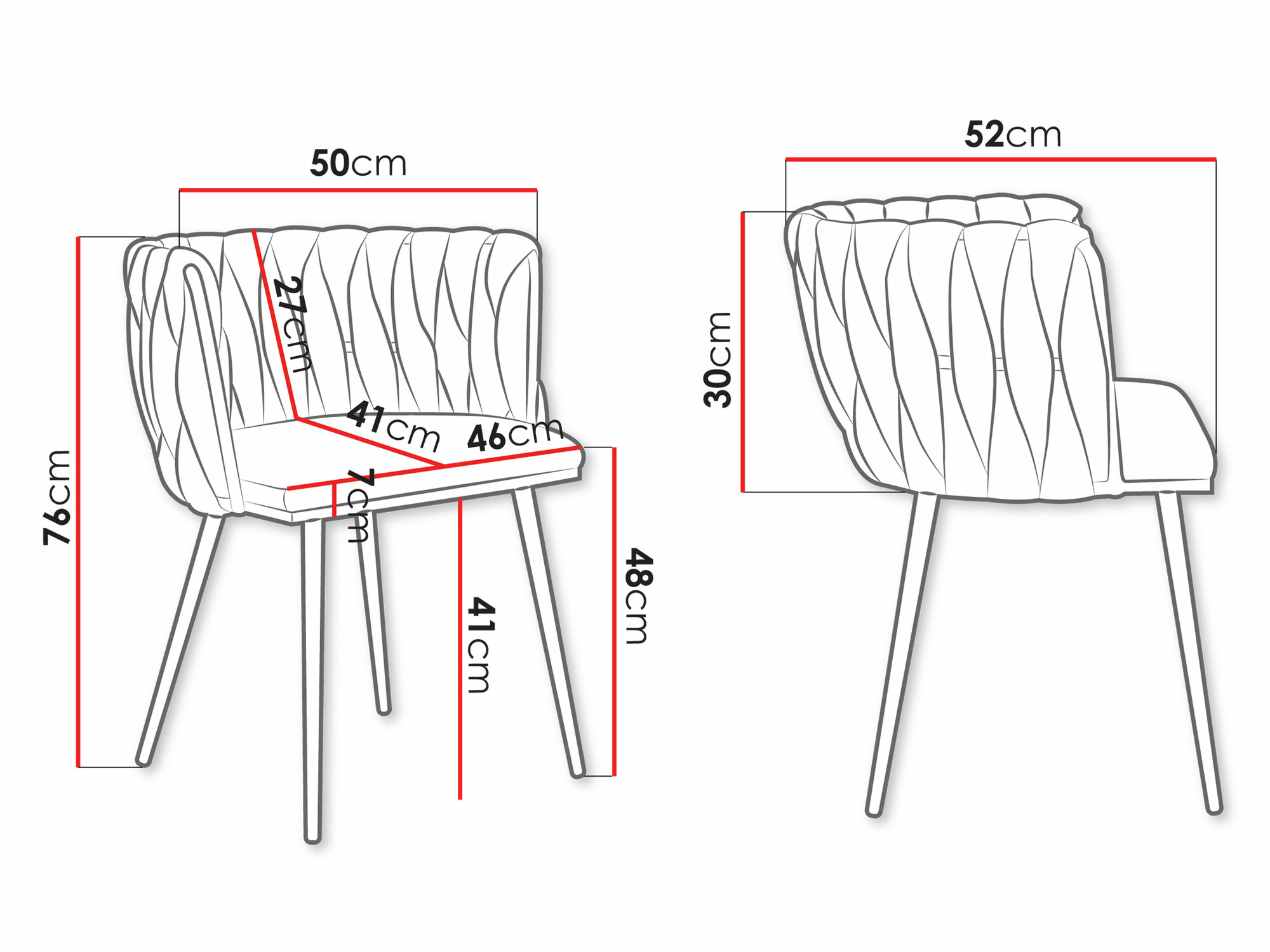 Stol Comfivo 434 (Gylden + Grå)