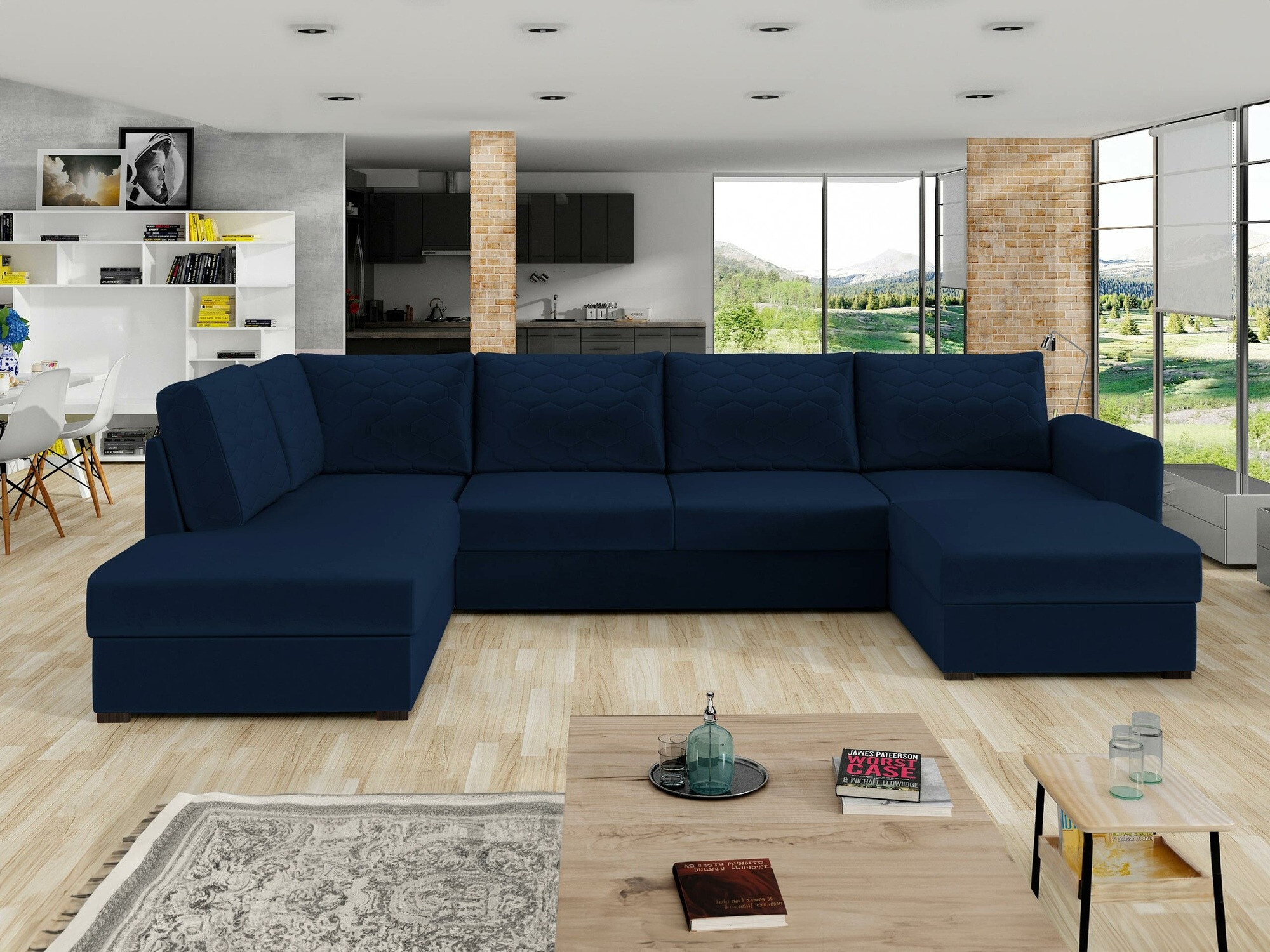 Hjørnesofa Comfivo 189 (Magic Velvet 2216 + Magic Velvet 2216-P137)