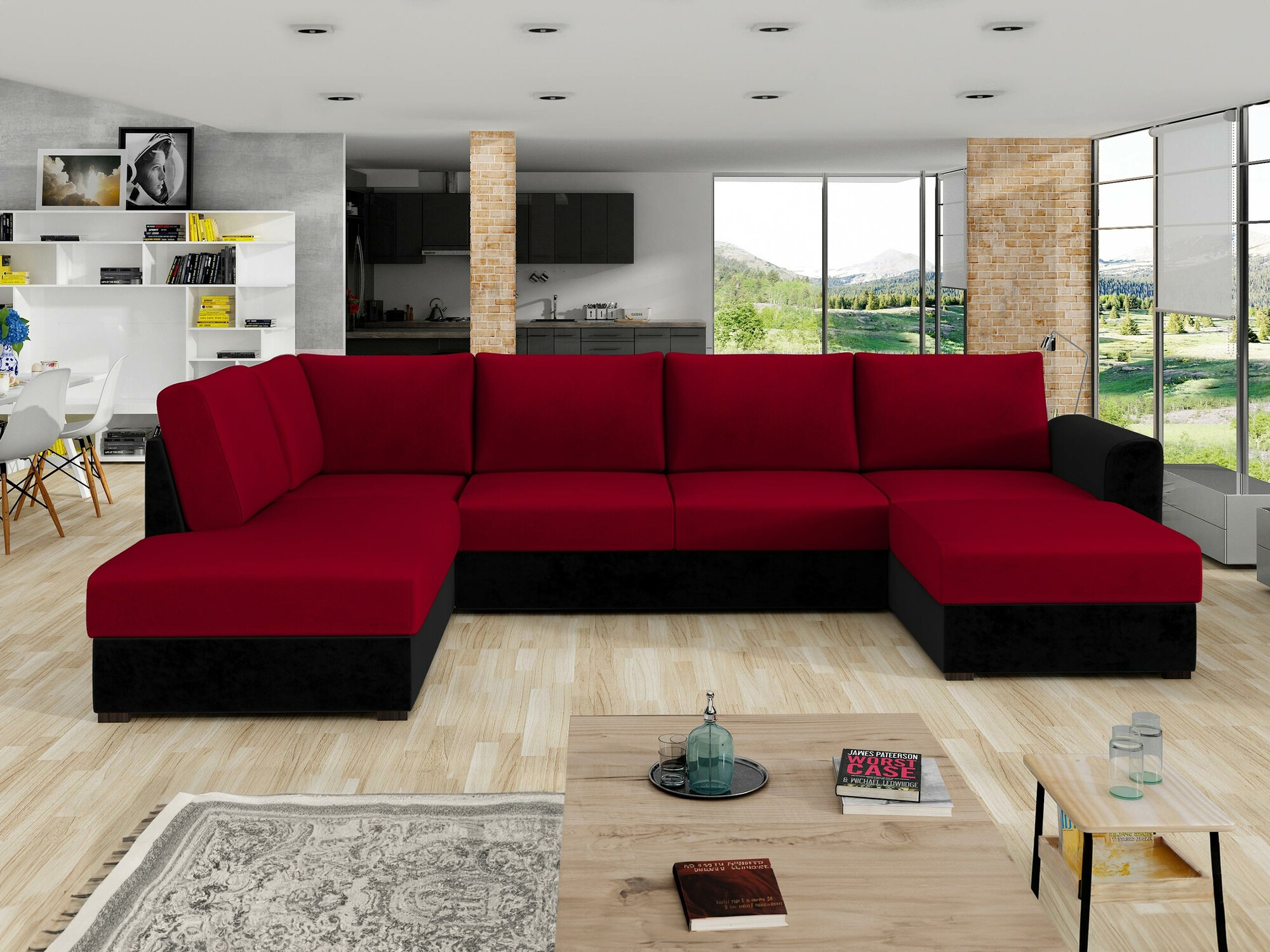 Hjørnesofa Comfivo Flumen (Magic Velvet 2219 + Venus Velvet 2926)