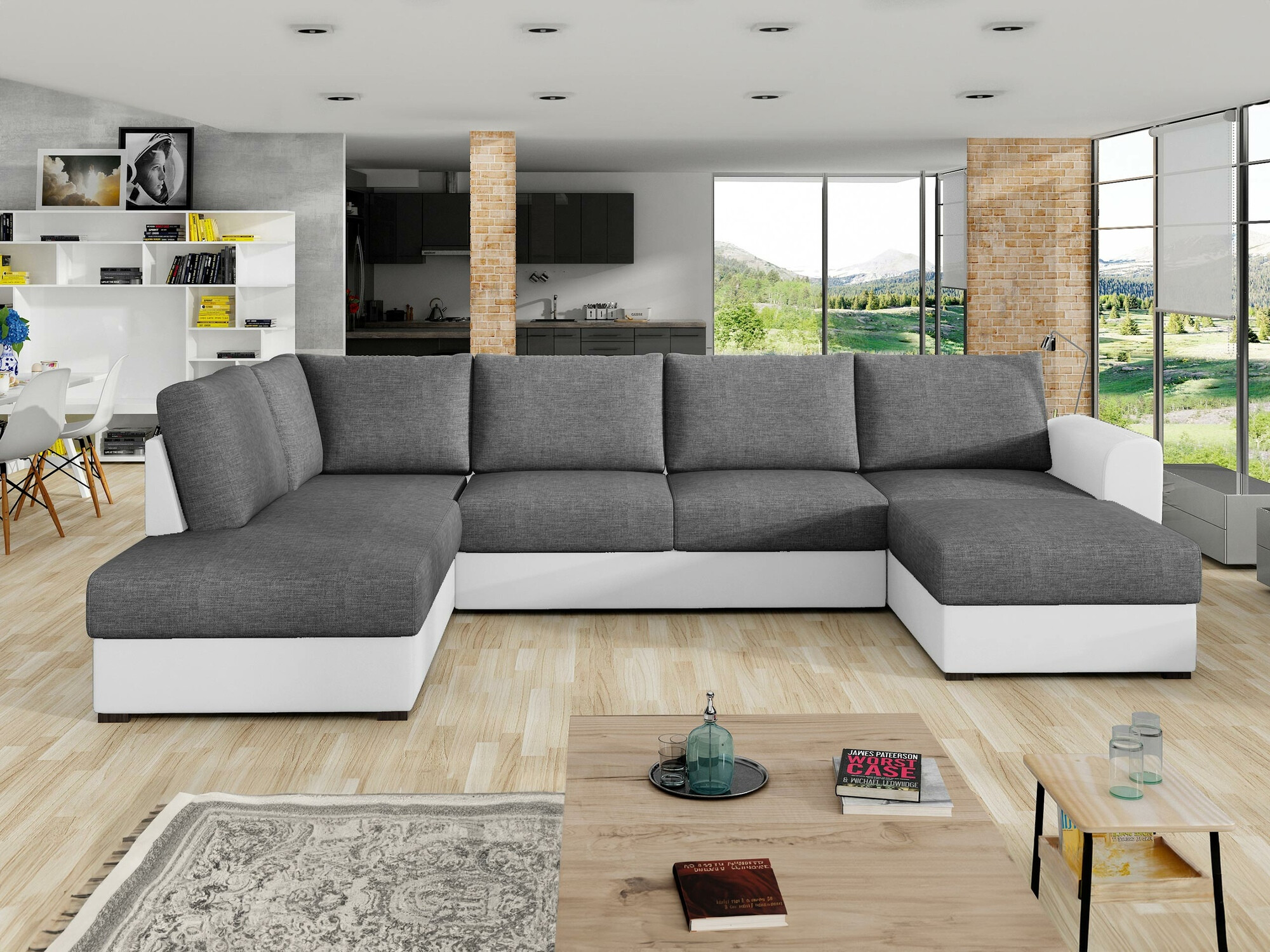 Hjørnesofa Comfivo Flumen (Soft 017 + Lux 06)