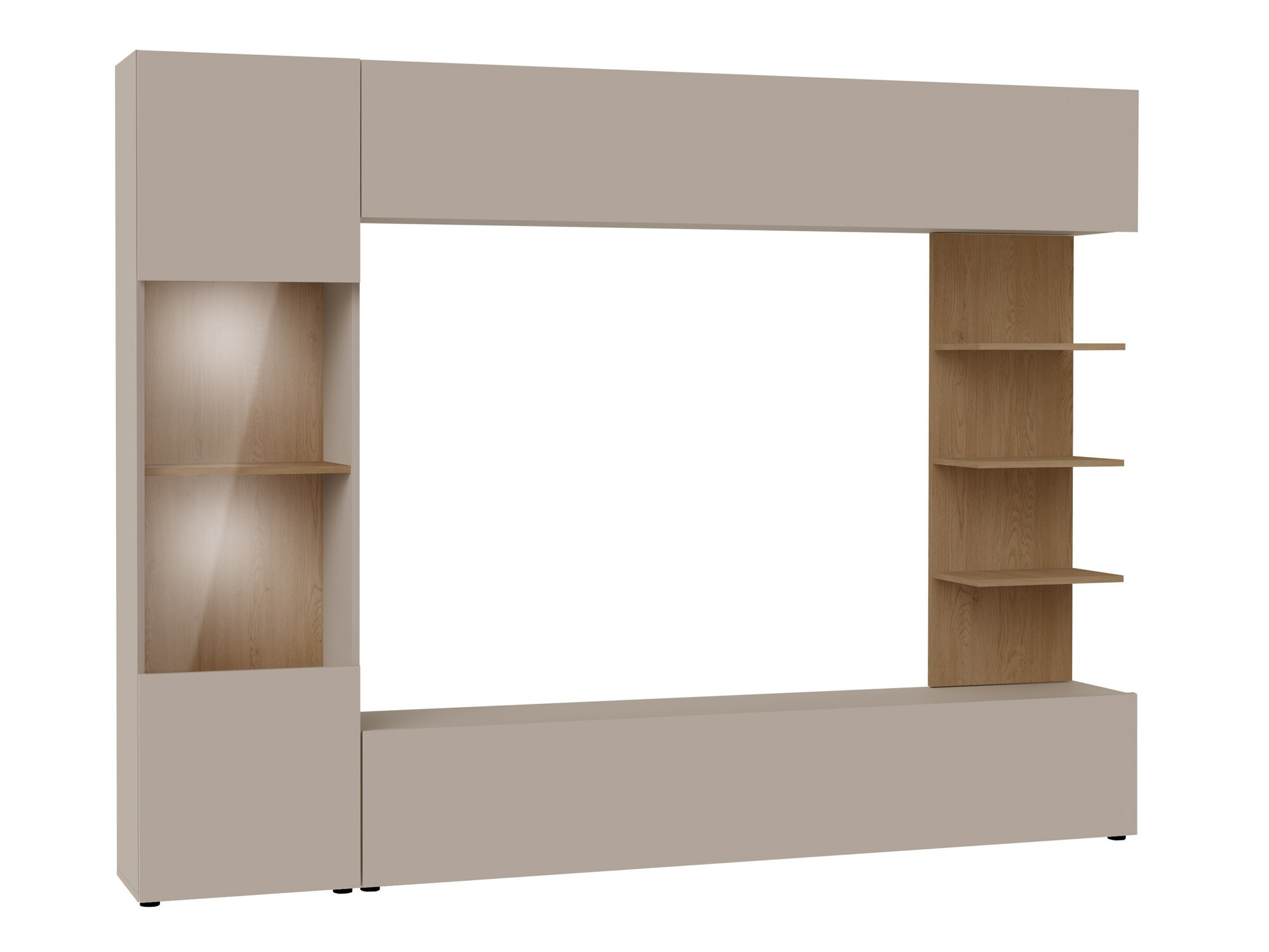 Stuemøblersæt Comfivo 210 (Kashmir + Egetræ)