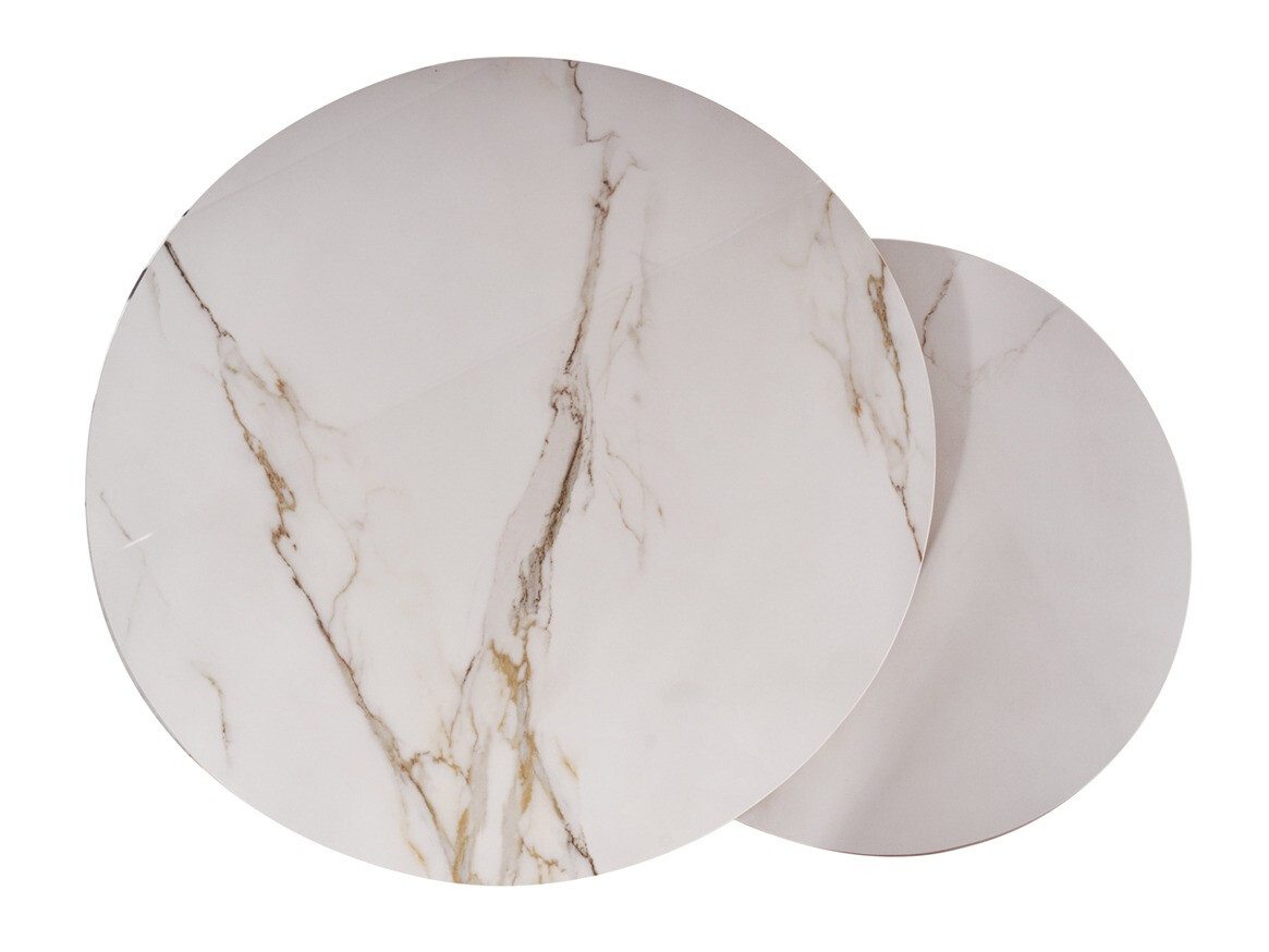 Sofabordssæt Detroit 602 (Hvid marmor)