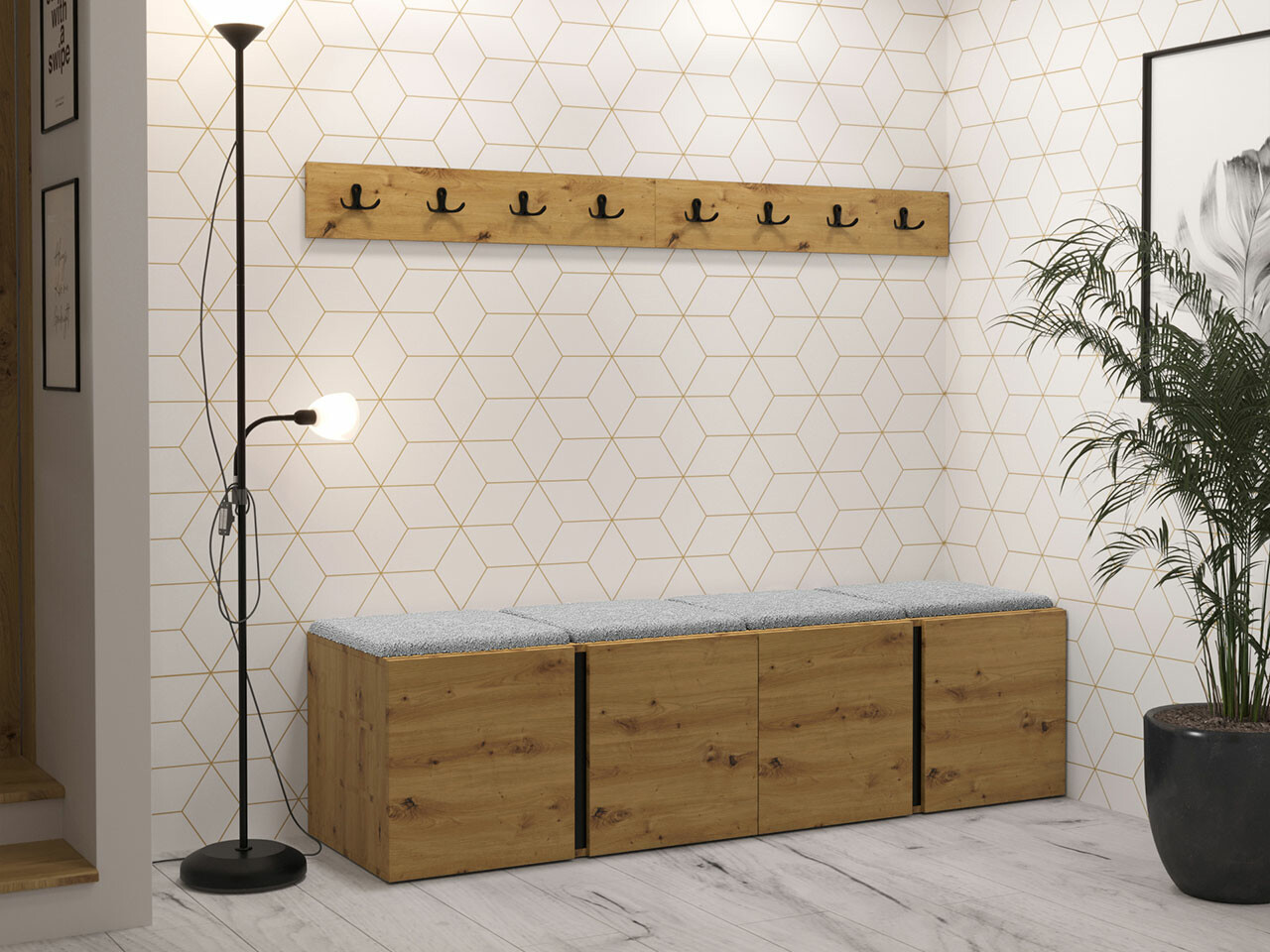 Entrésæt Hartford 276 (Artisan eg)