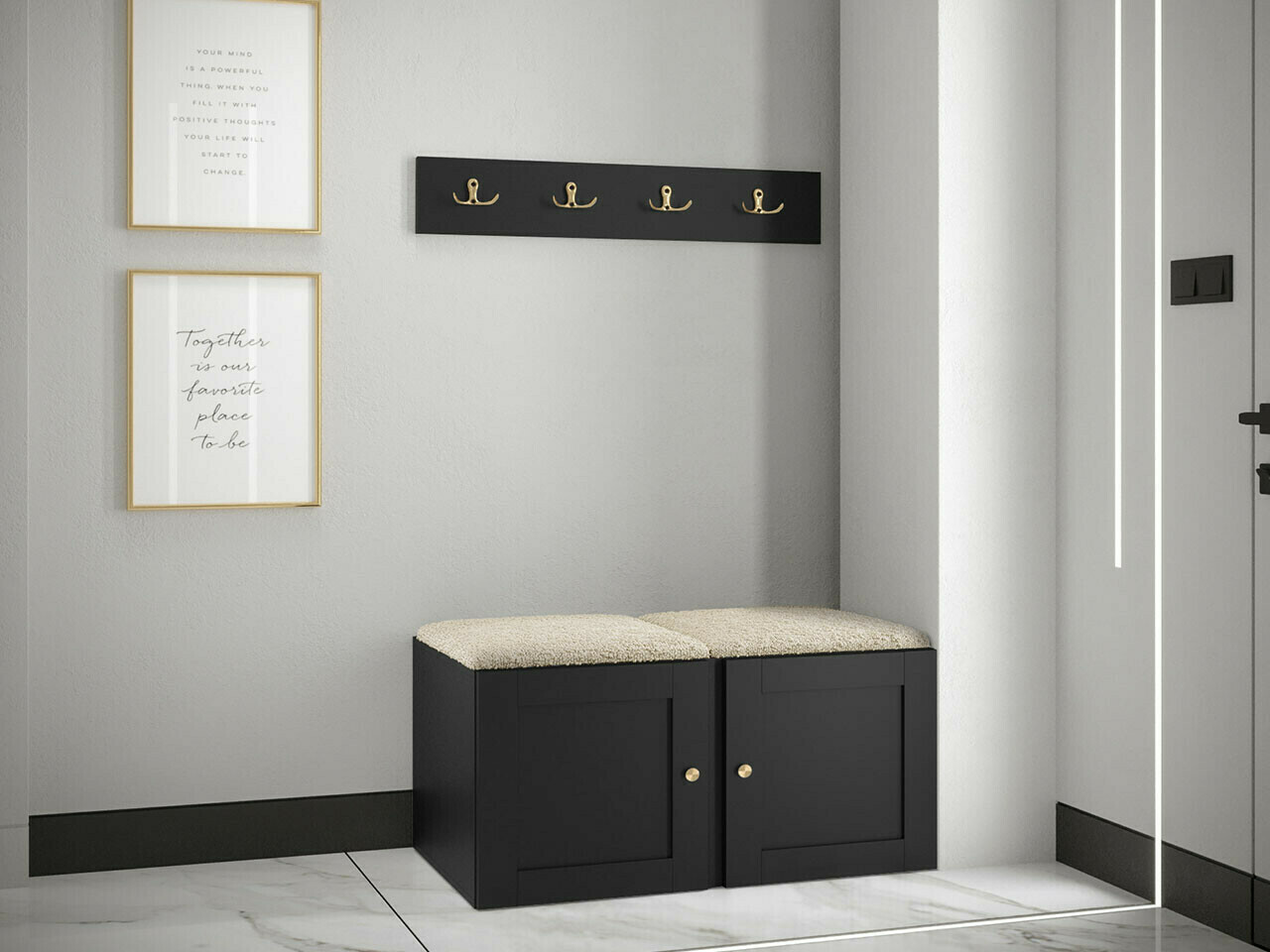 Entrésæt Hartford 376 (Hvid)