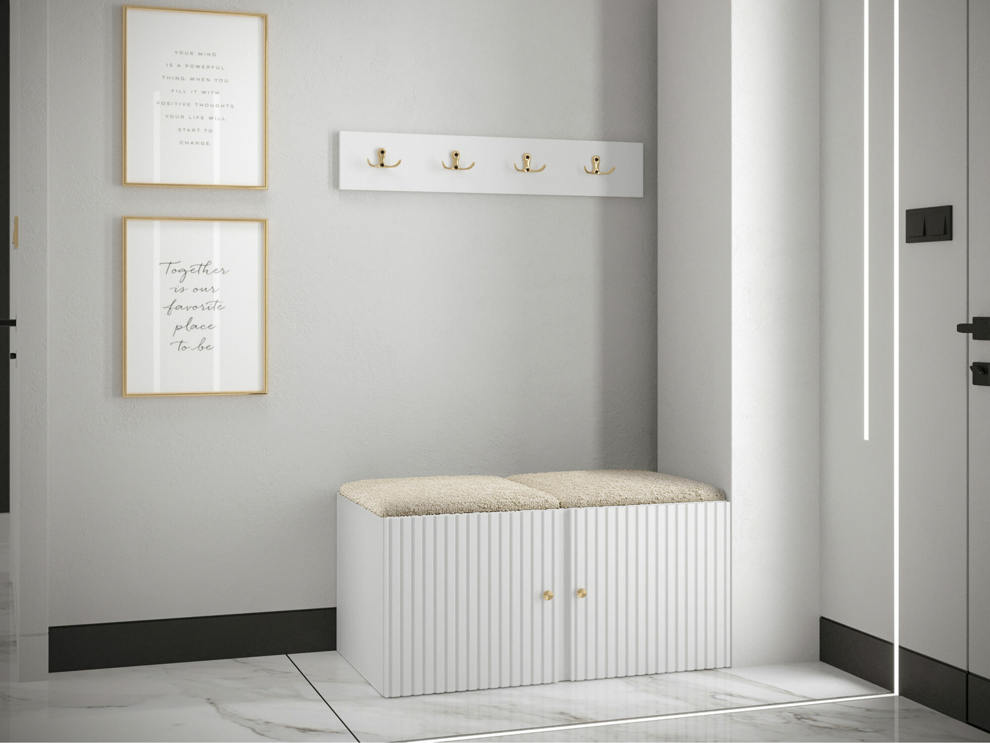 Entrésæt Hartford 384 (Hvid)