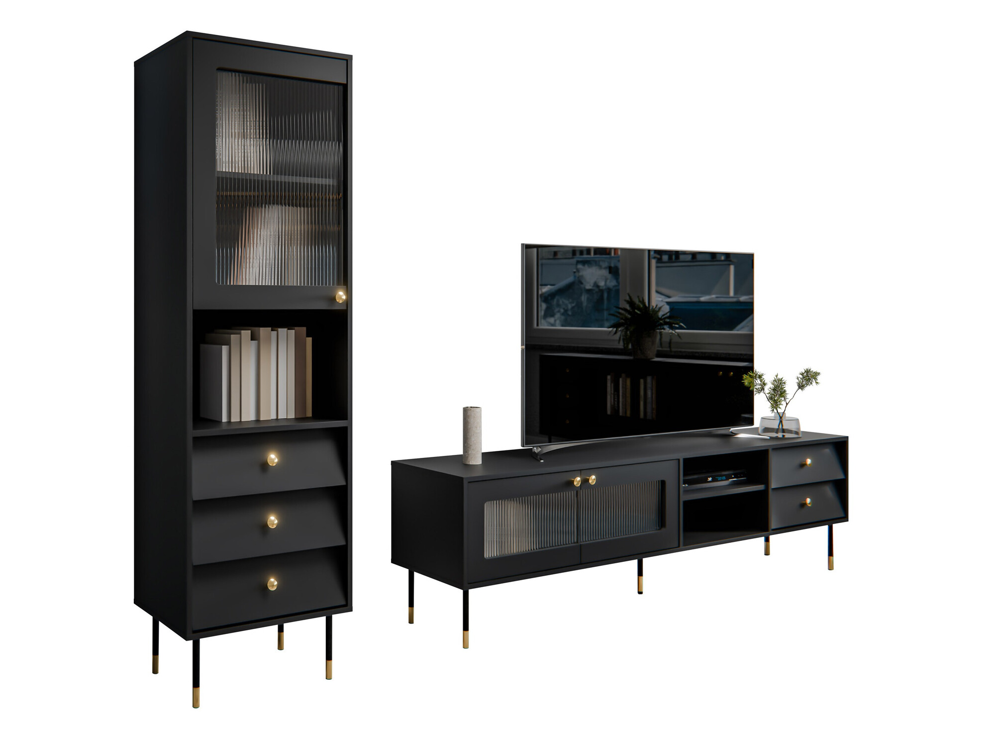 Stuemøbelsæt Feletri 109 (Sort)