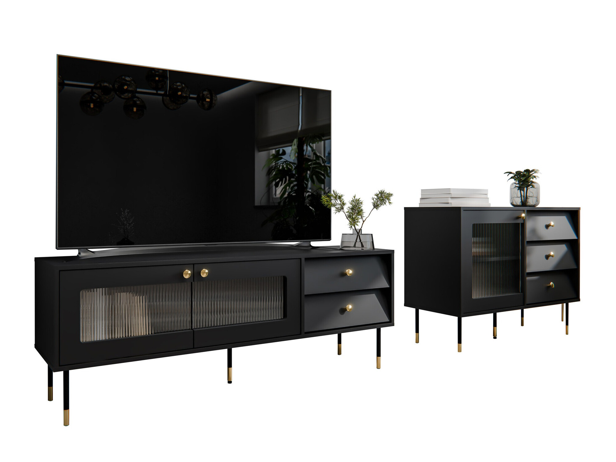 Stuemøblersæt Feletri 108 (Sort)