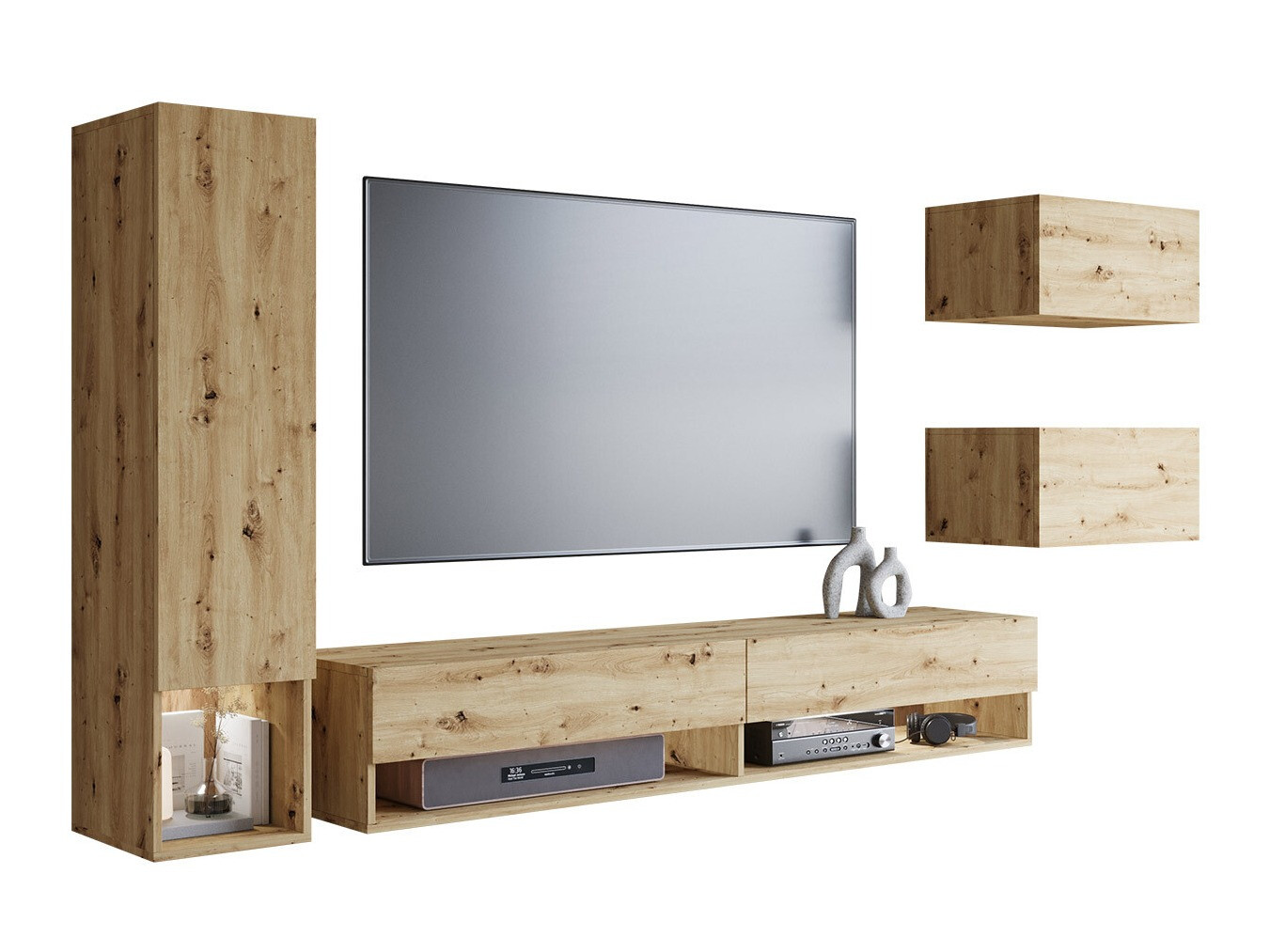 Stuemøbelsæt Sarasota 124 (Artisan eg)