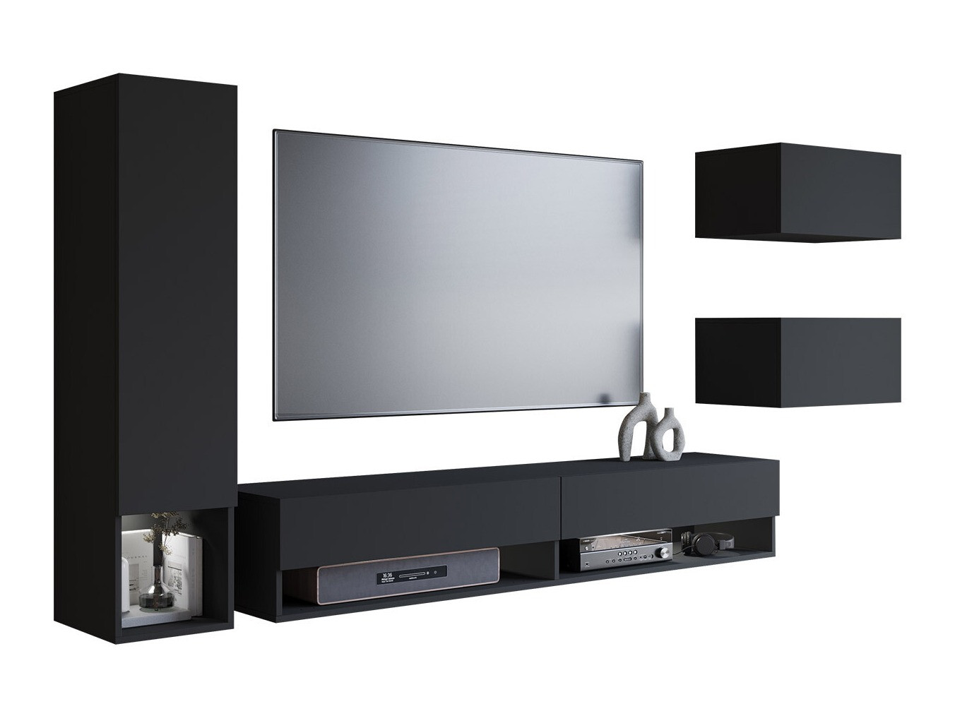 Stuemøblersæt Sarasota 124 (Grafit)