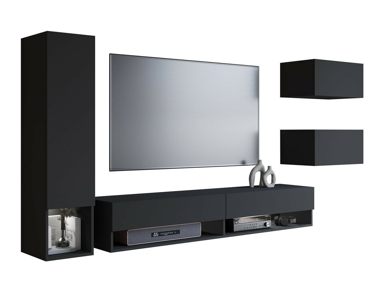 Stuemøblersæt Sarasota 124 (Grafit)