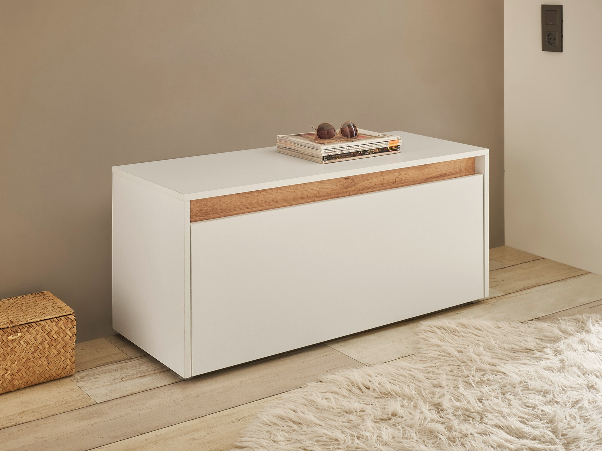 Skoskab Elbsori 163 (Hvid)