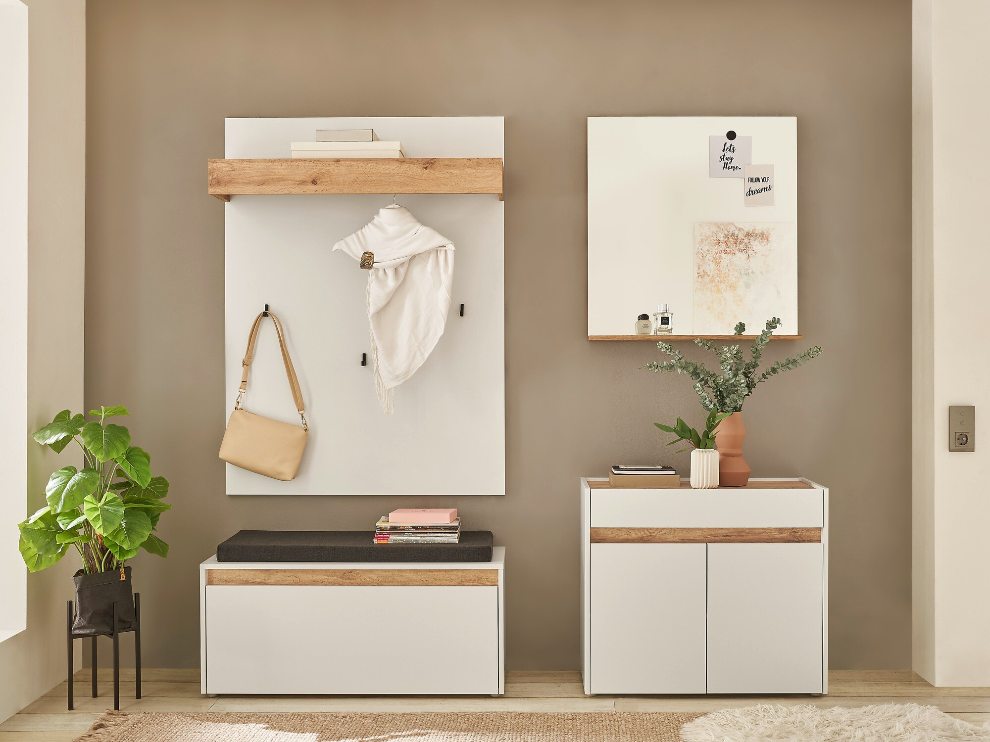 Skoskab Elbsori 164 (Hvid)