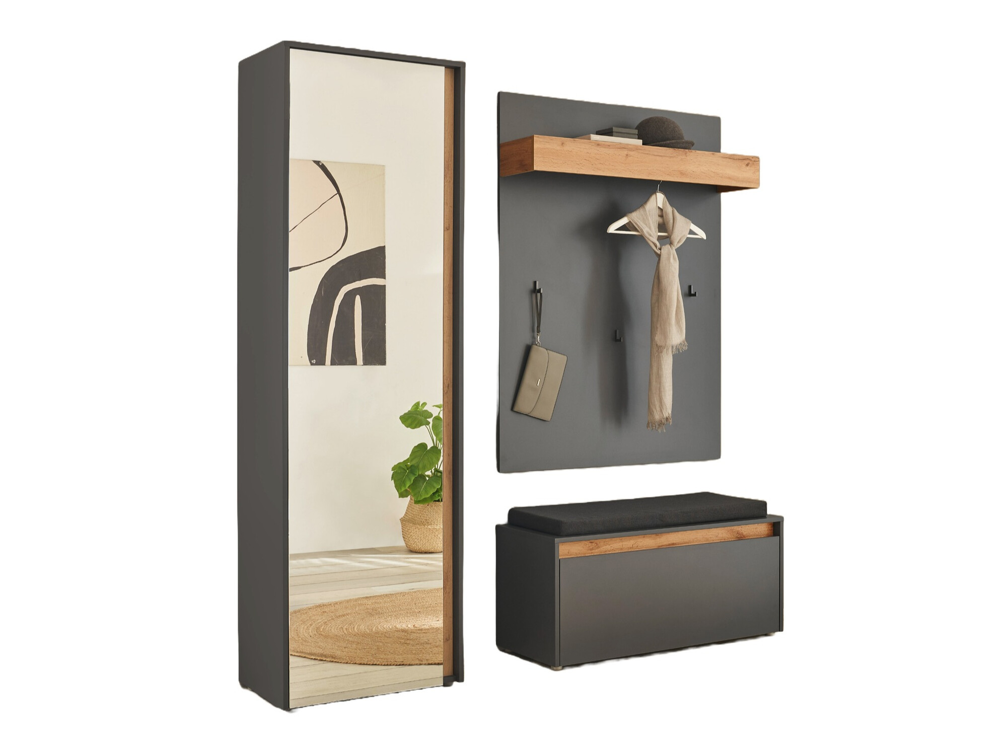 Entrésæt Elbsori 167 (Antracit)