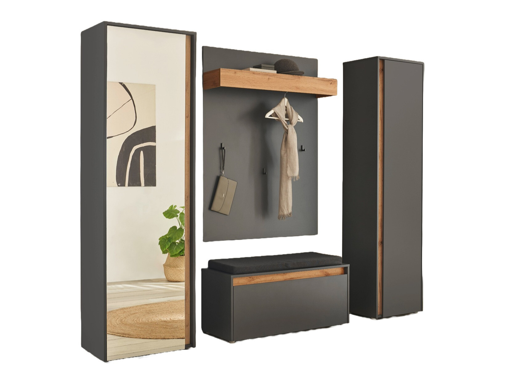 Entrésæt Elbsori 169 (Antracit)