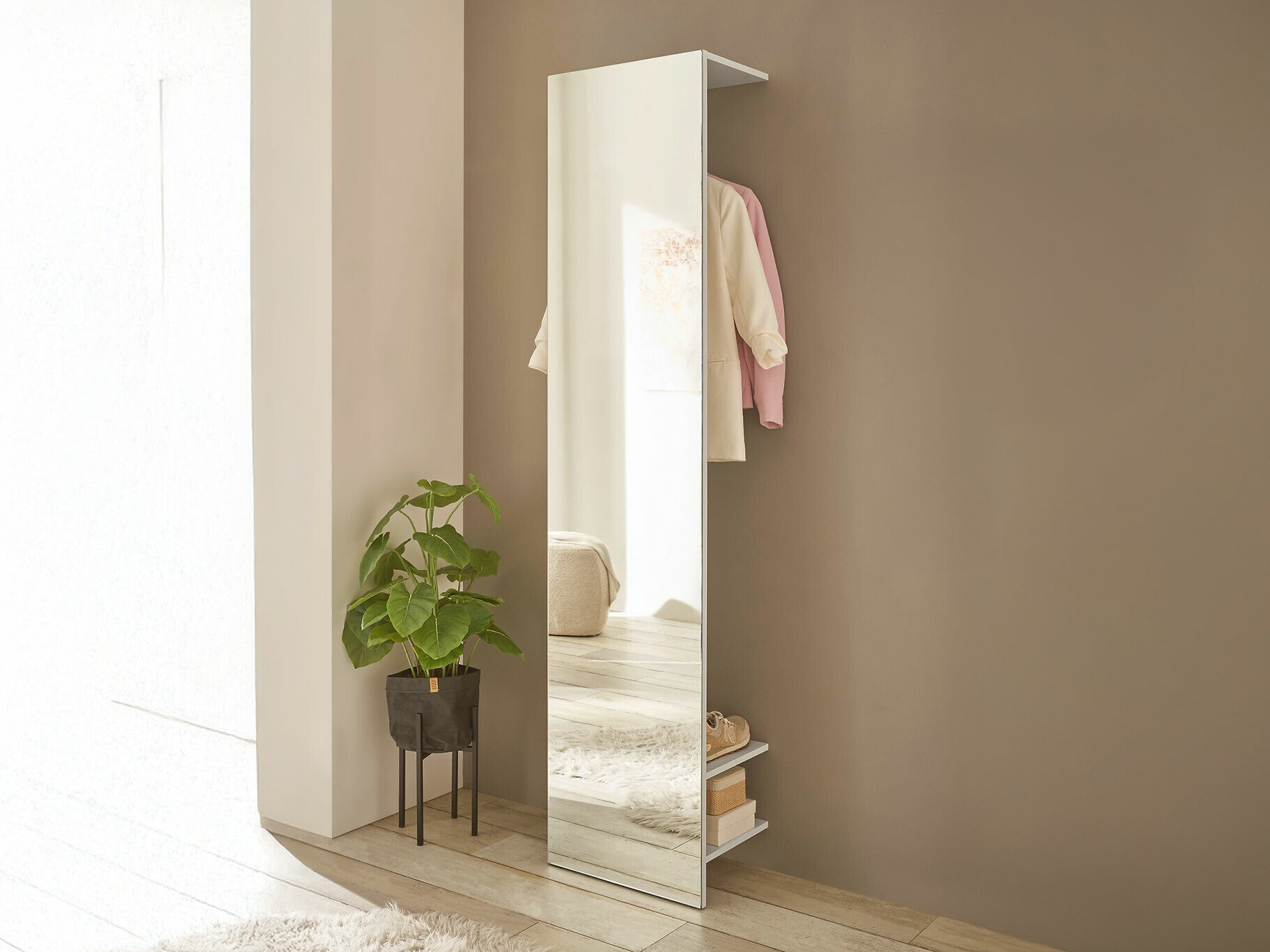 Knagerække Elbsori 165 (Hvid)