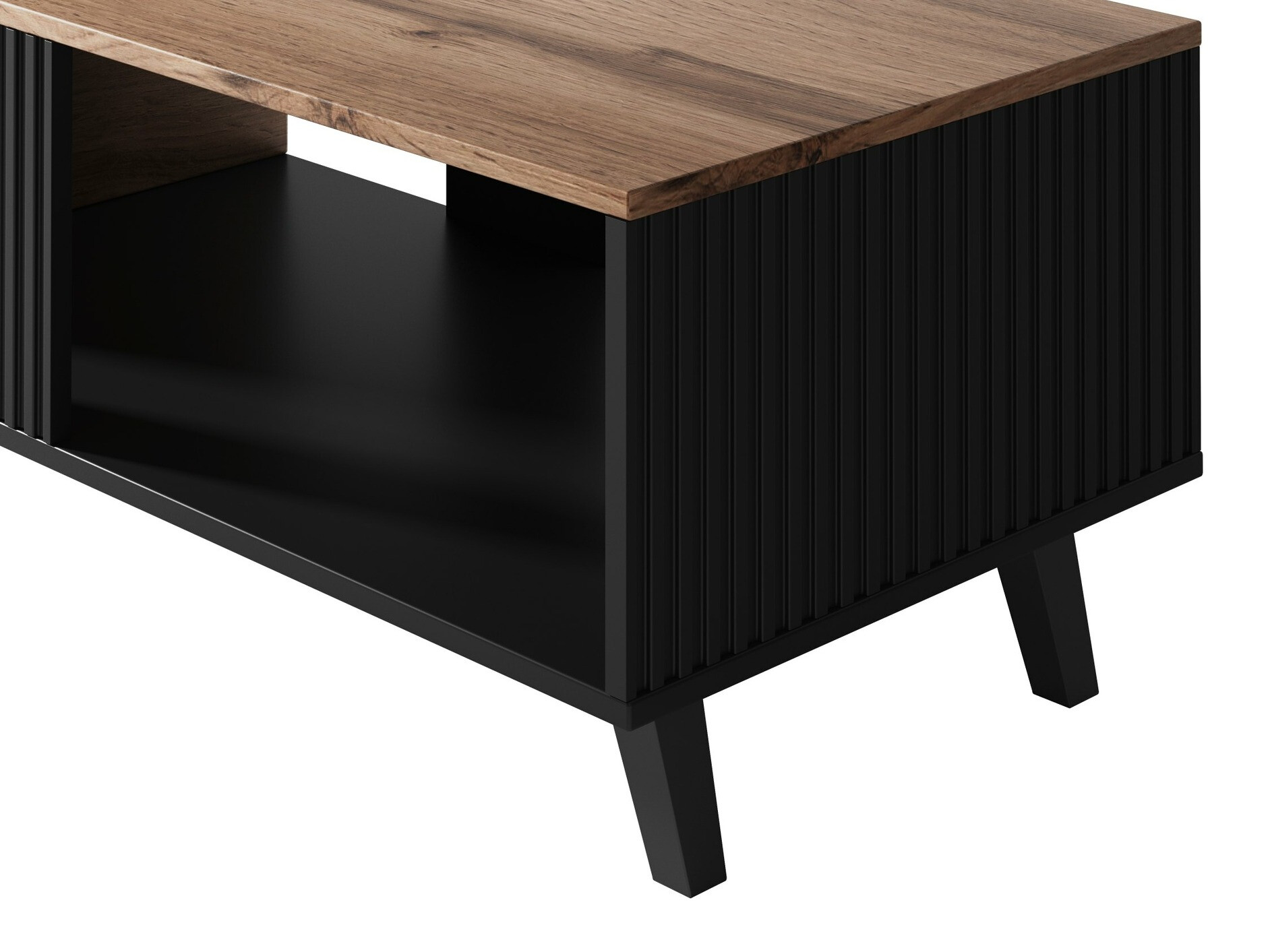 Sofabord Luelia 118 (Sort + Wotan eg)