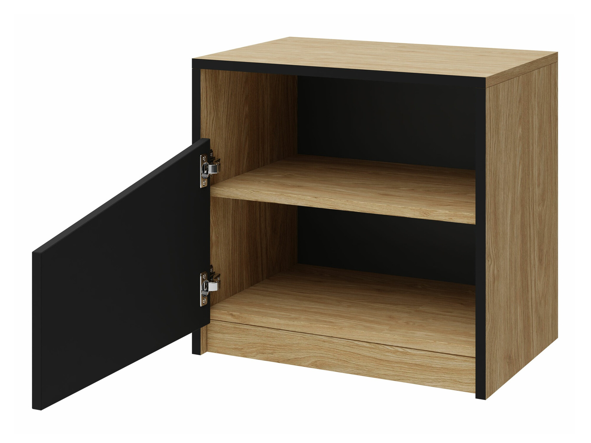 Soveværelsessæt Tenreme 108 (Egetræ + Sort)