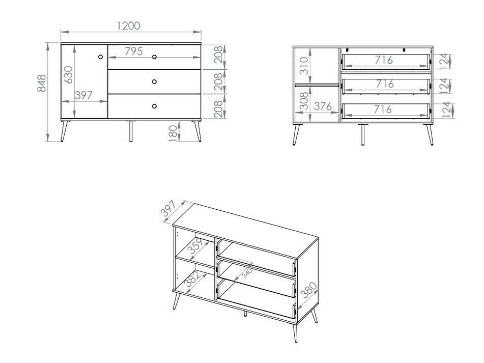 Stuemøbelsæt Veslomi 112
