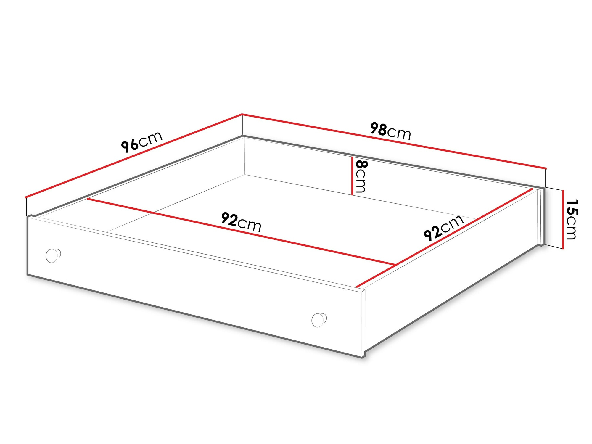 Skuffe Romelbo 147 (Hvid)