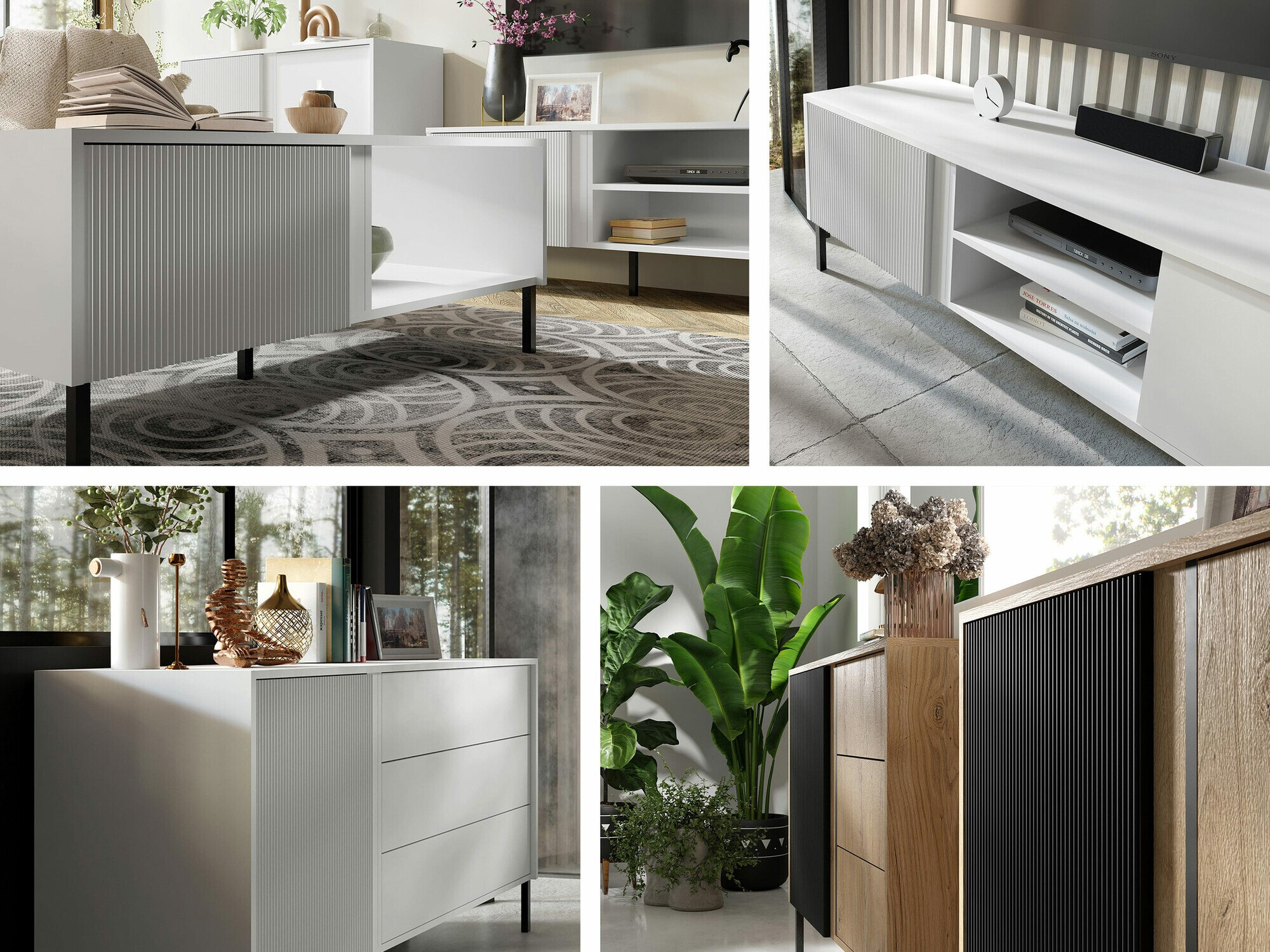 Stuemøbelsæt Lumiri 108 (Hvid)