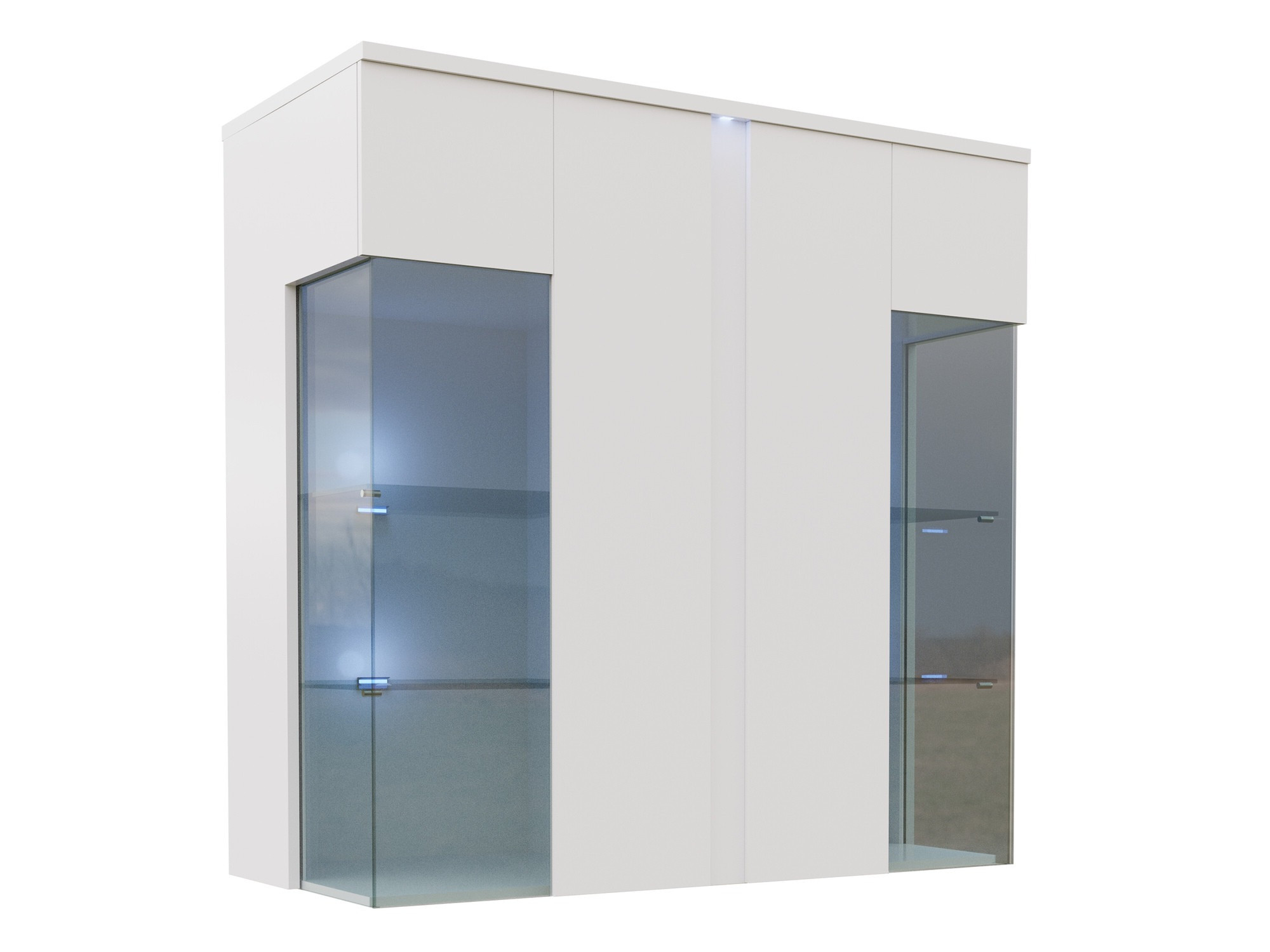 Skænk Florem III (Hvid + Glansfuld hvid)