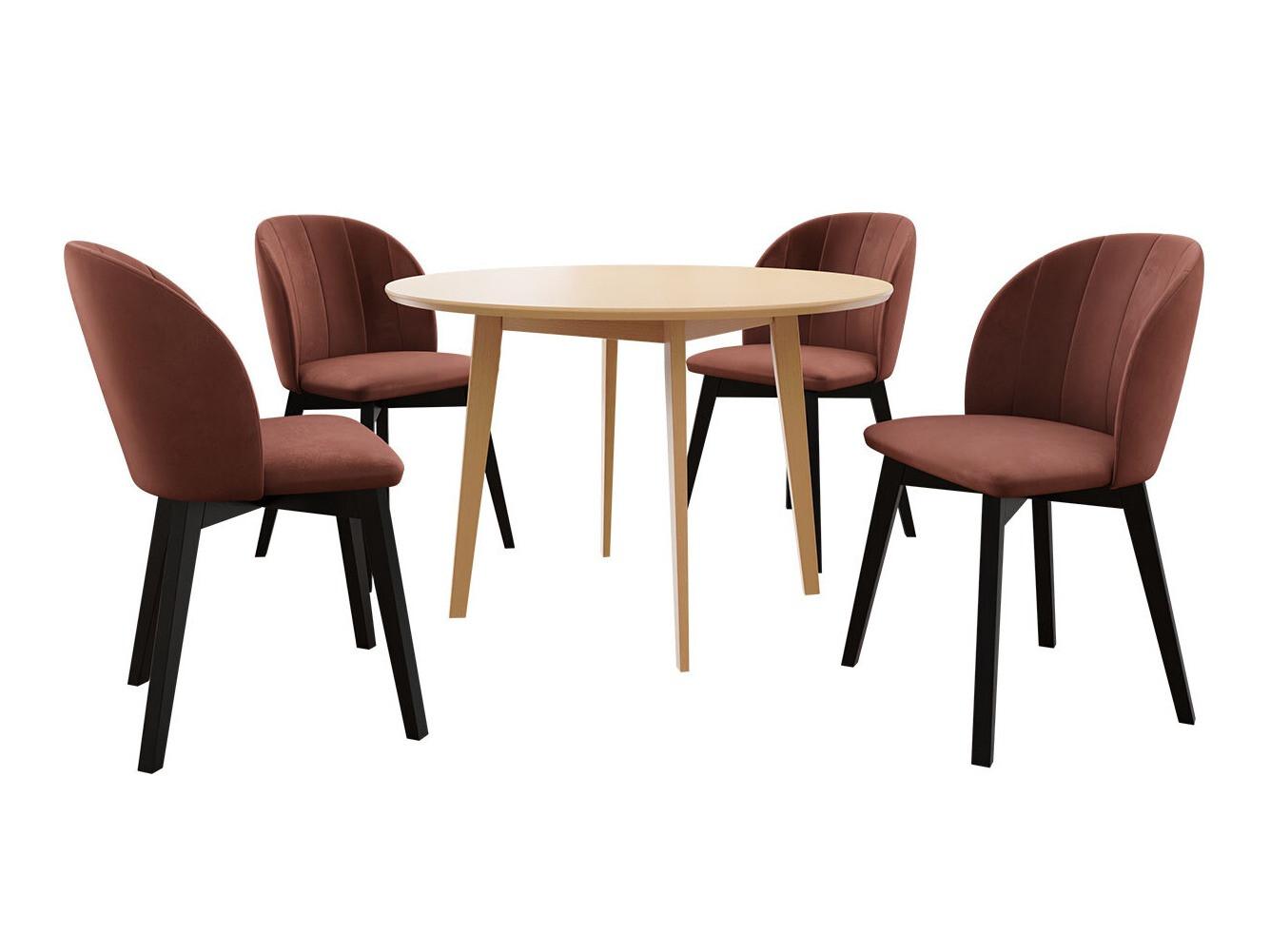 Spisestuesæt Racine 136 (Brun)