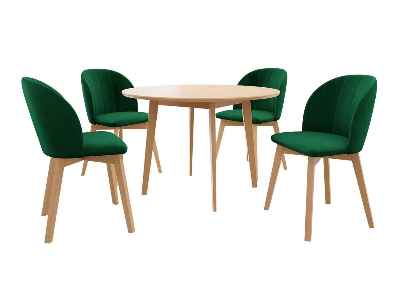 Spisestuesæt Racine 136 (Brun)