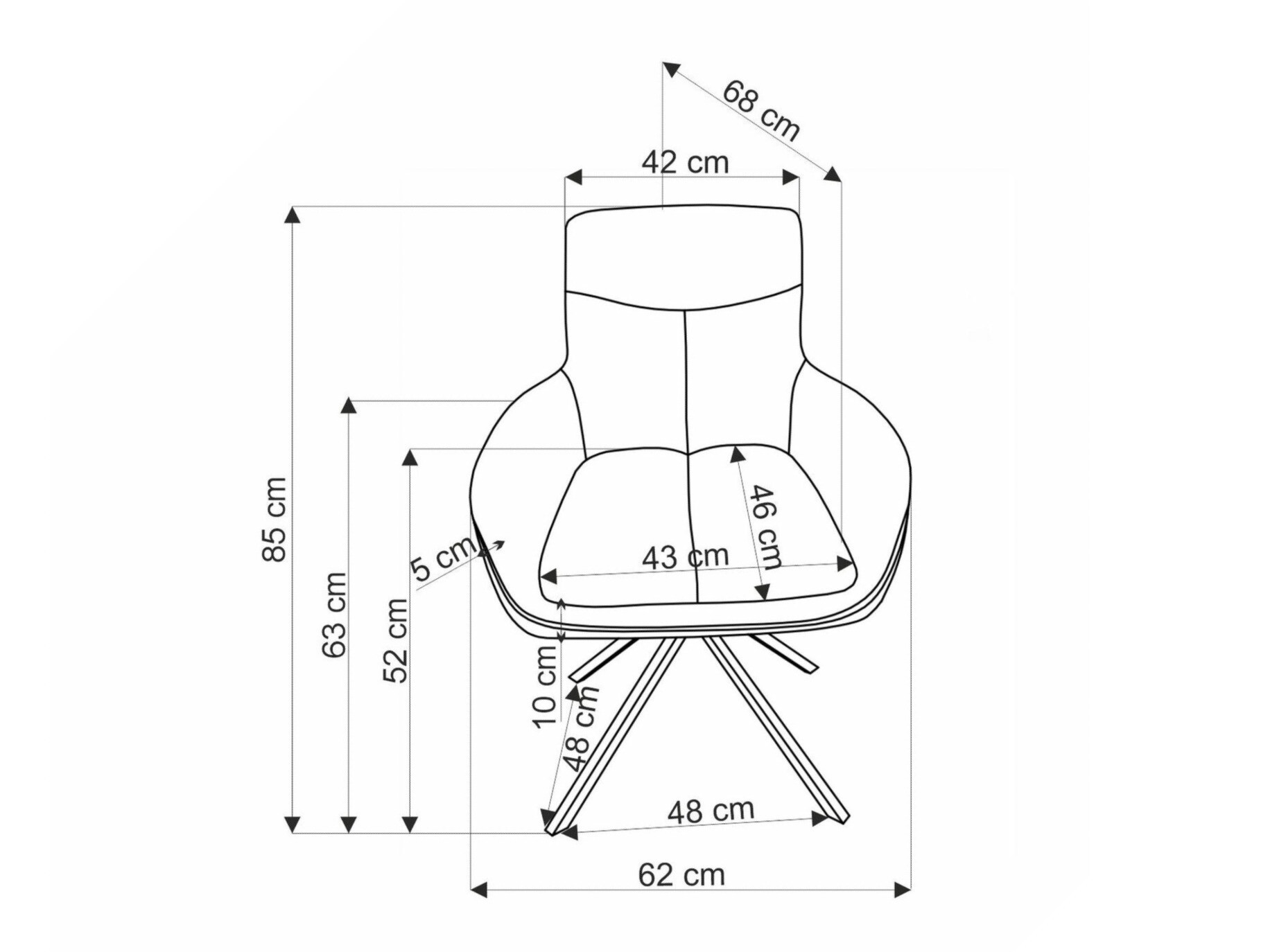 Stol Houston 1872 (Beige)